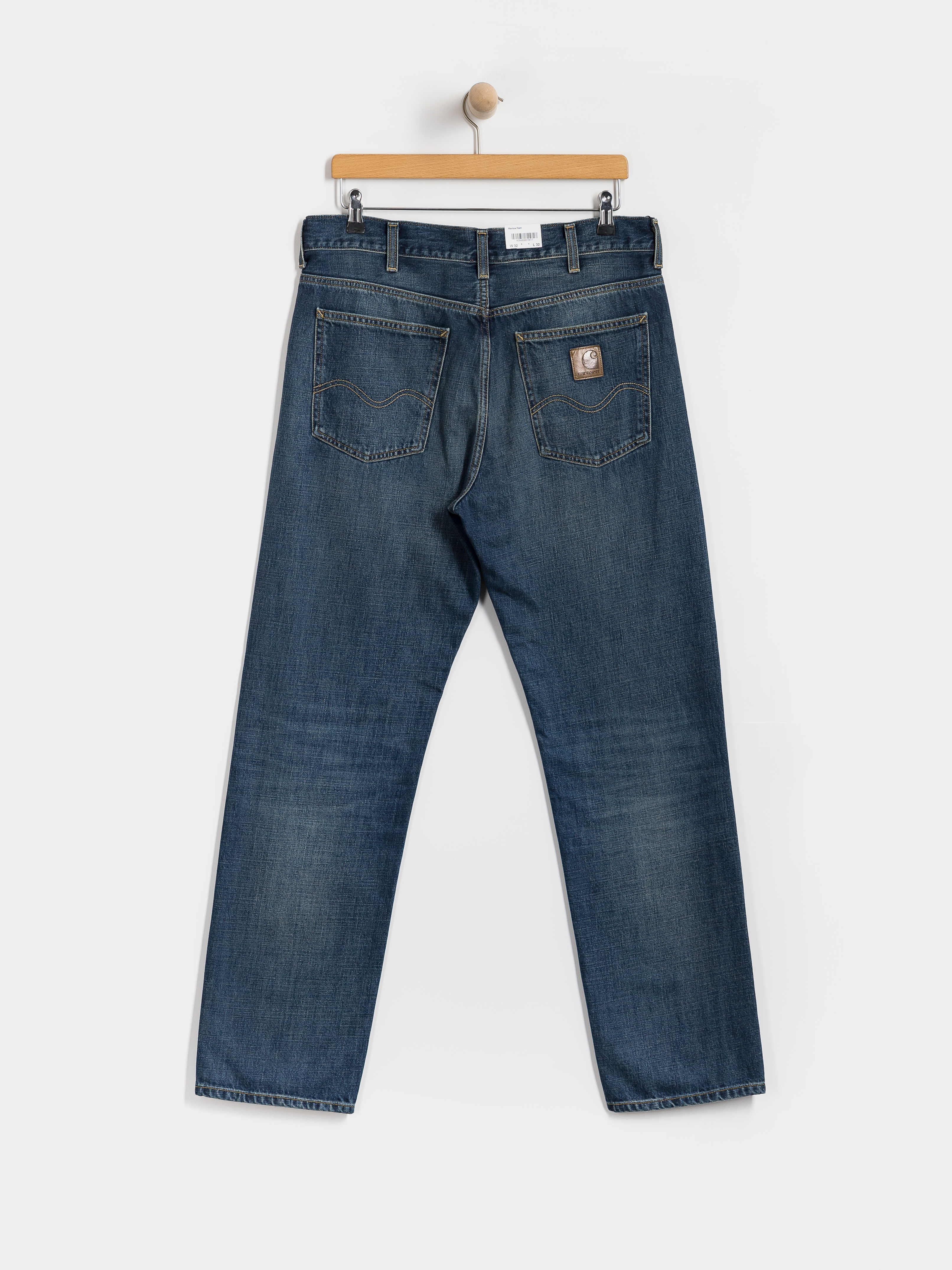 Штани Carhartt WIP Marlow (blue/dark used wash)