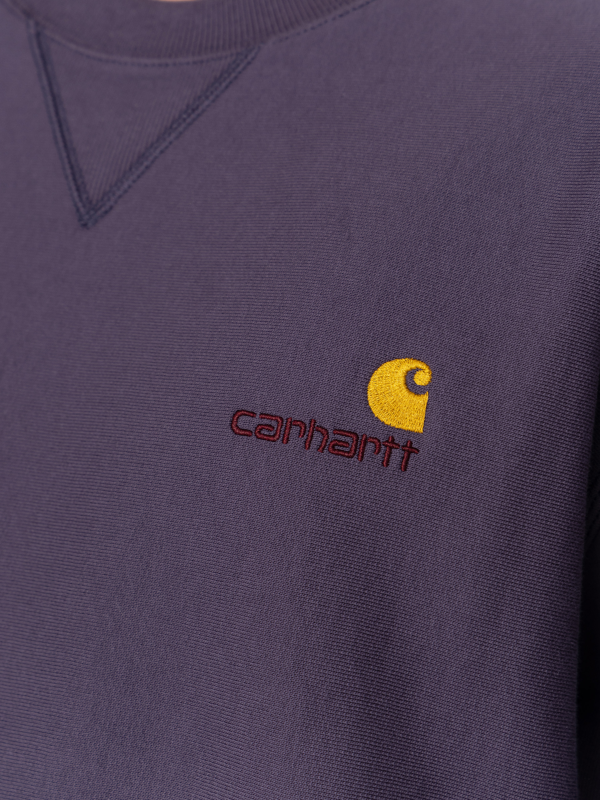Світшот Carhartt WIP American Script (shady purple)