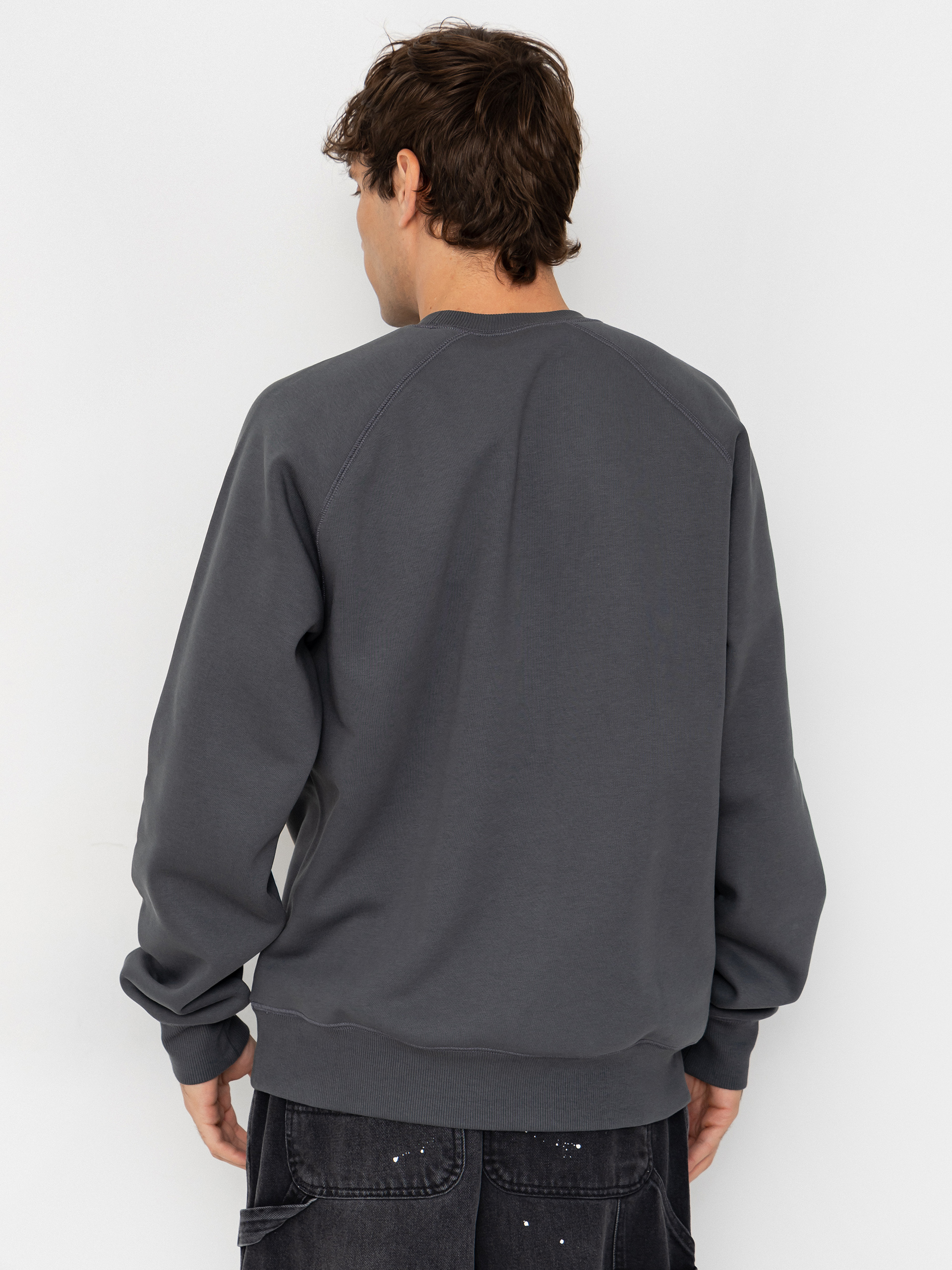 Світшот Carhartt WIP Chase (styx/gold)