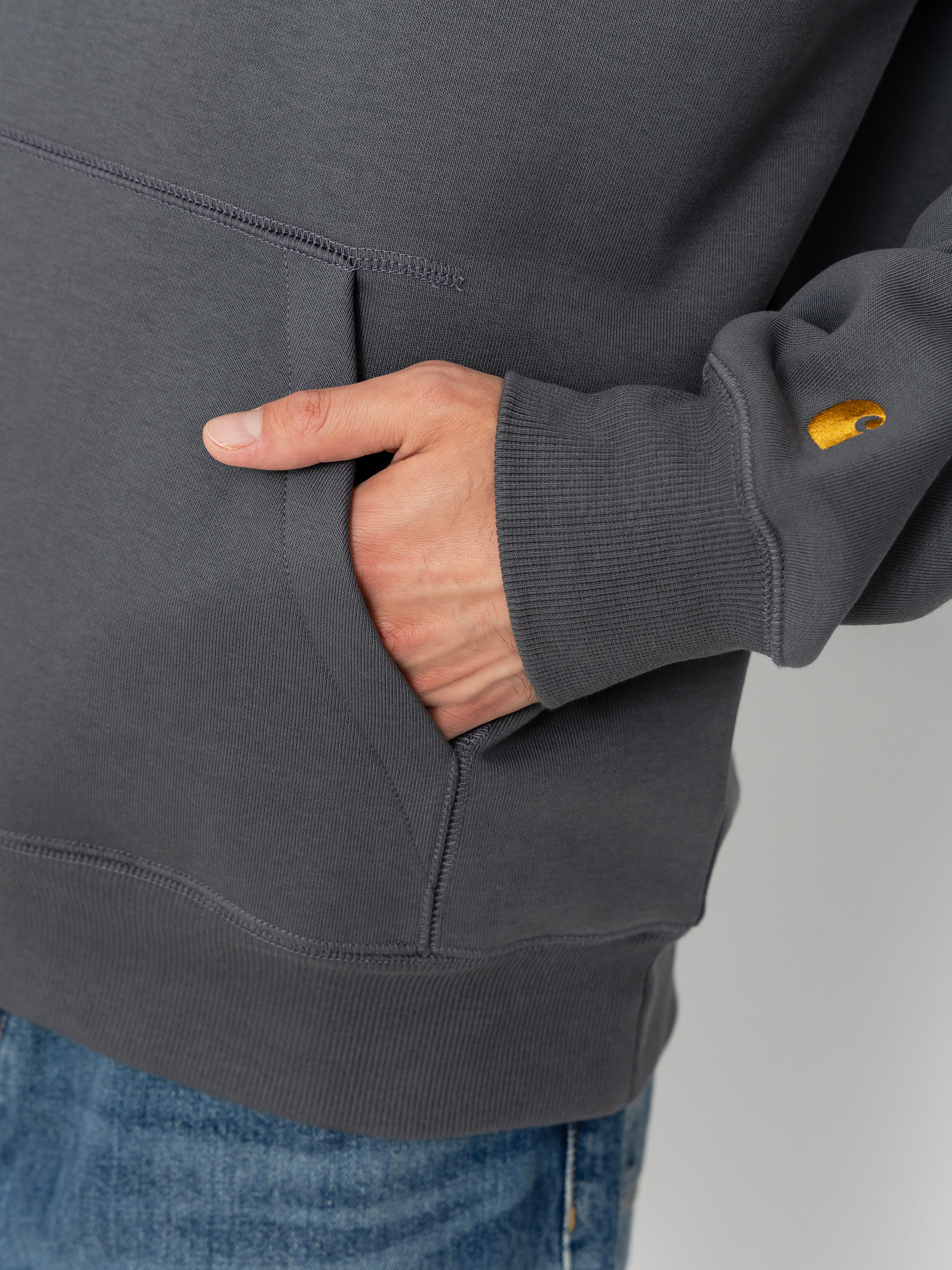 Худі Carhartt WIP Chase HD (styx/gold)