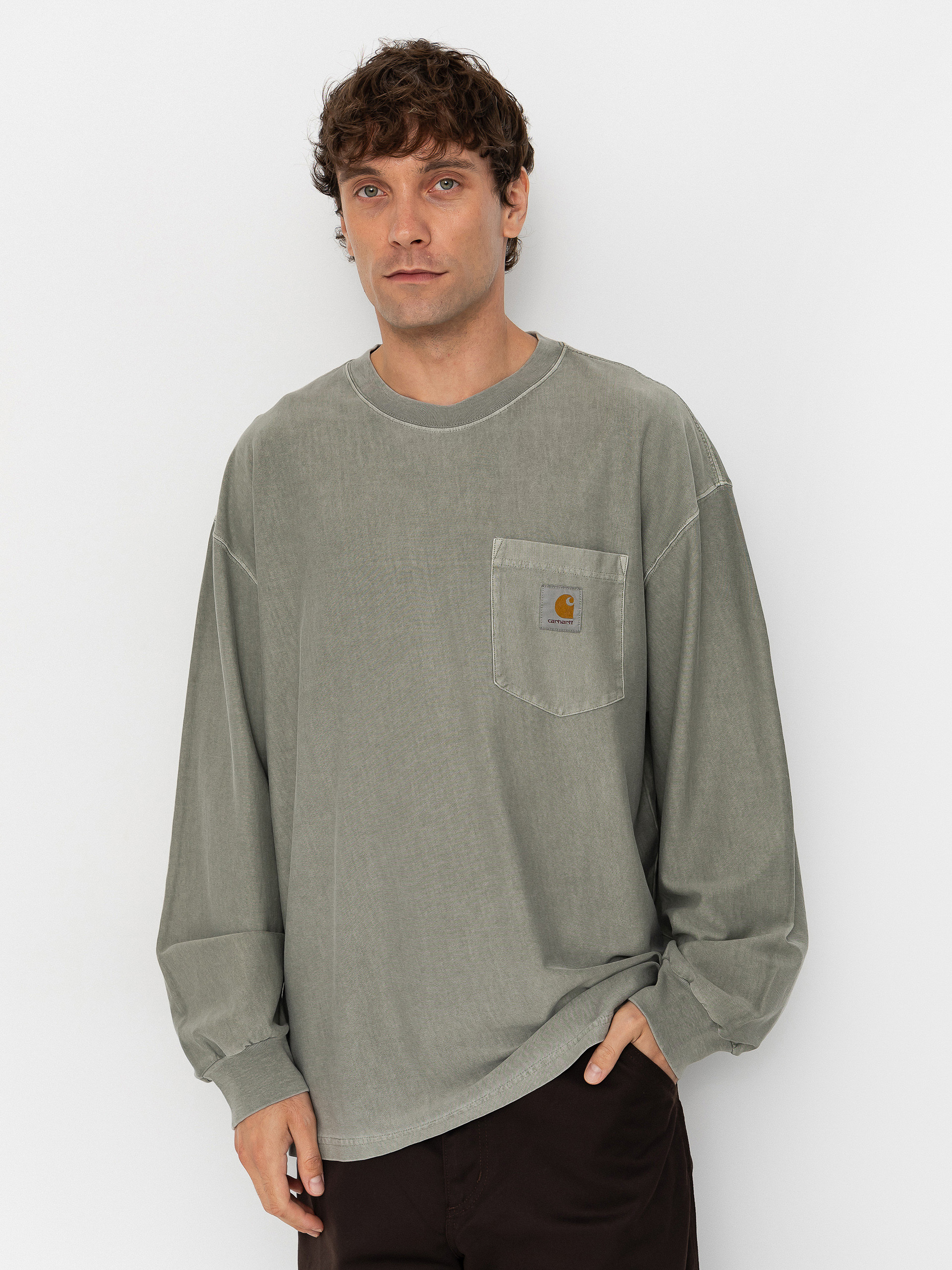 u041bu043eu043du0433u0441u043bu0456u0432 Carhartt WIP Loose Pocket (shady green)