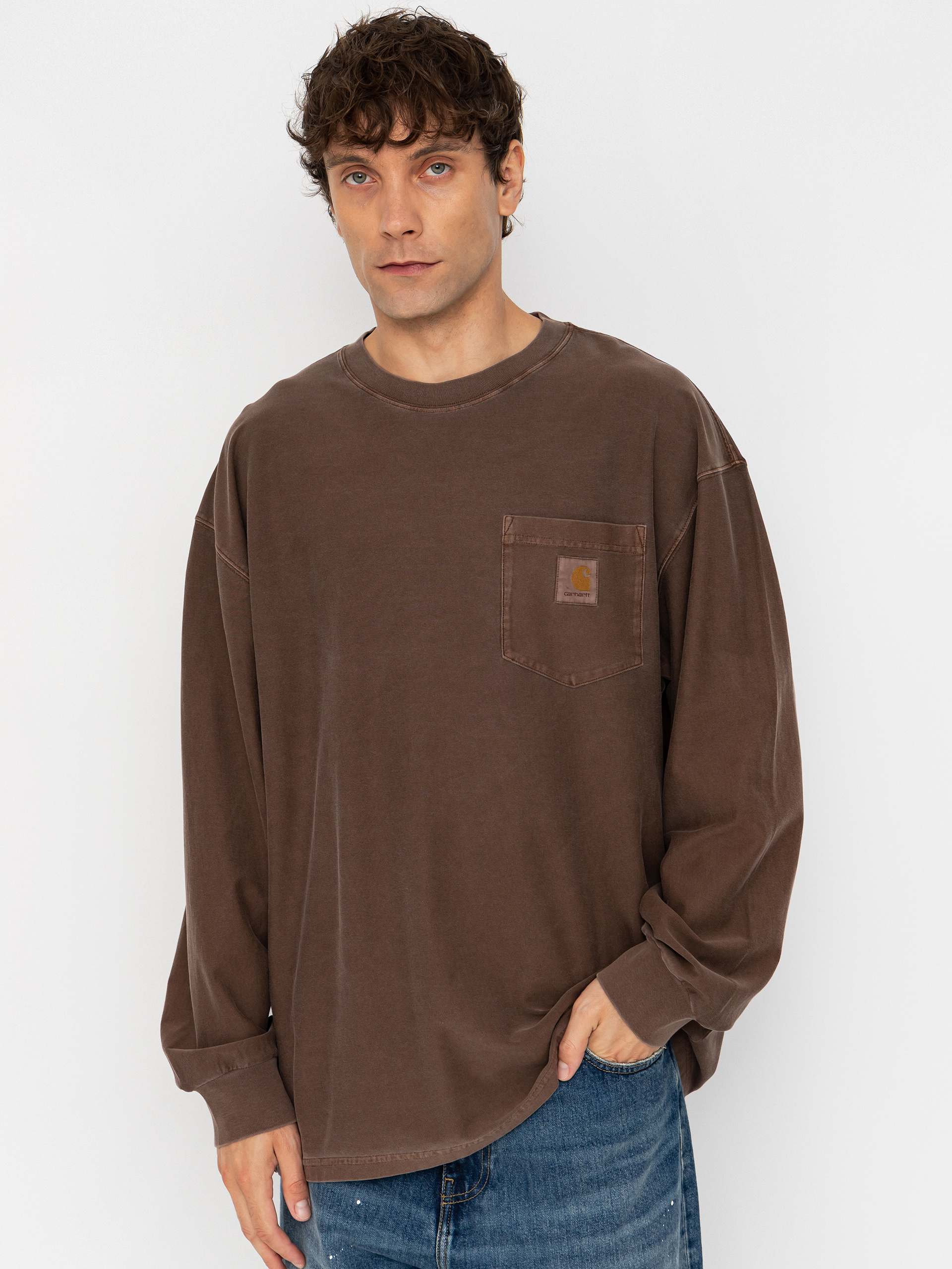 Лонгслів Carhartt WIP Loose Pocket (tobacco)