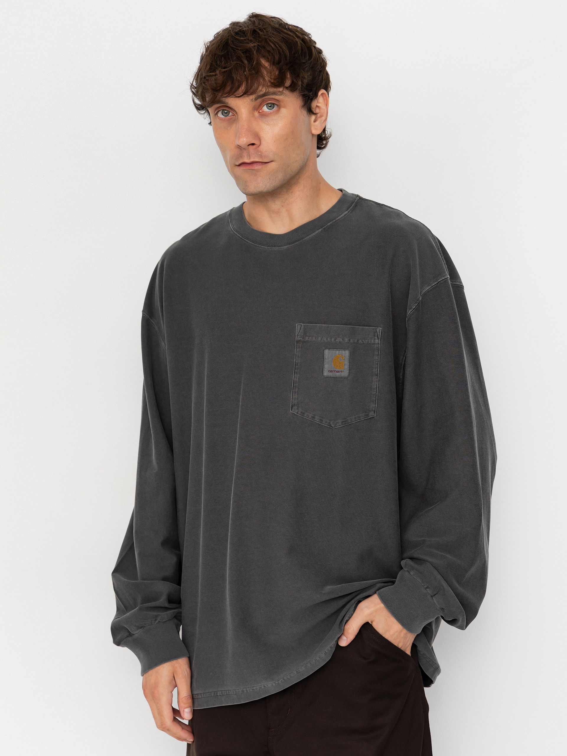 Лонгслів Carhartt WIP Loose Pocket (black)