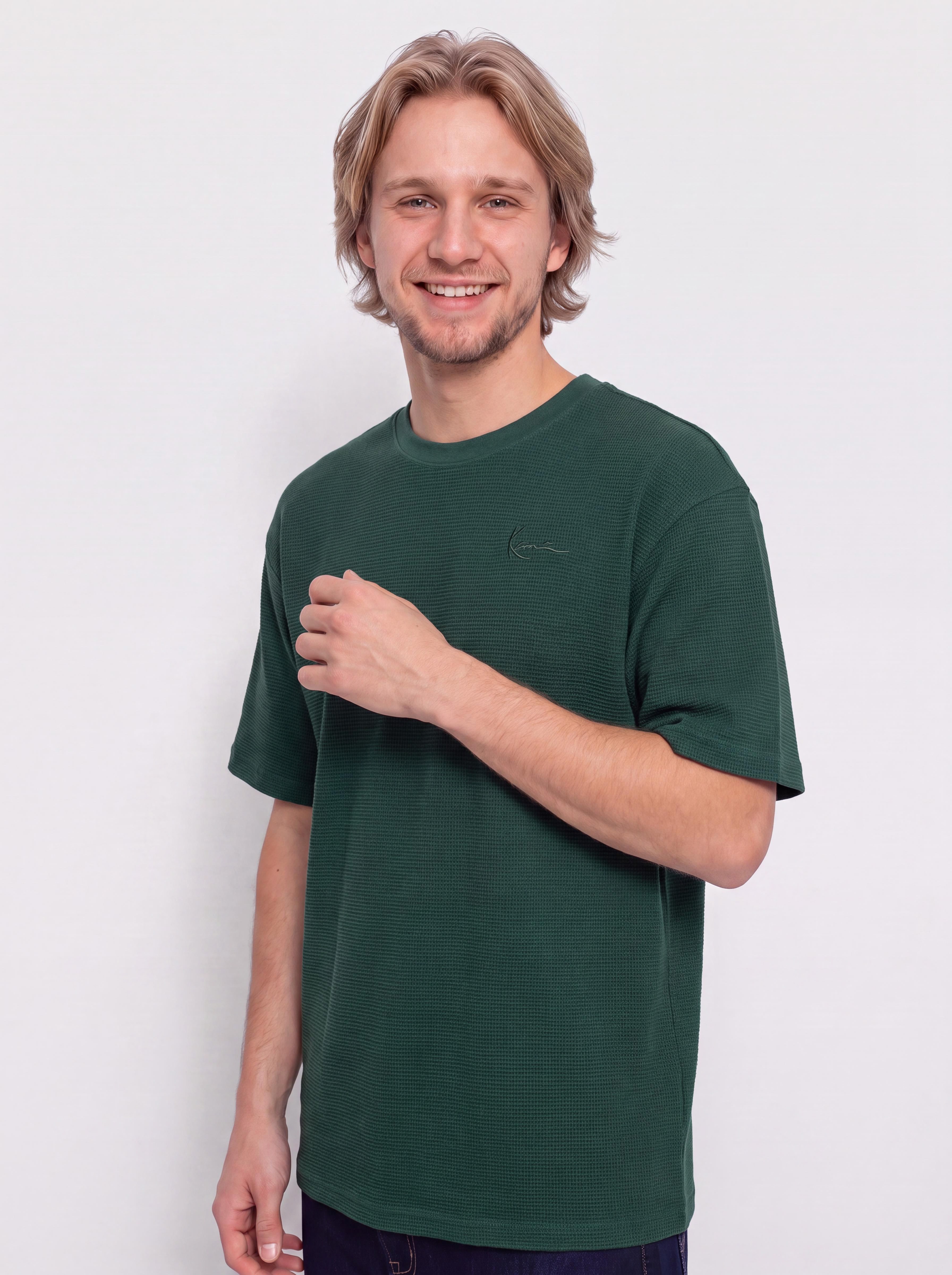 Футболка Karl Kani Signature Waffle (green)