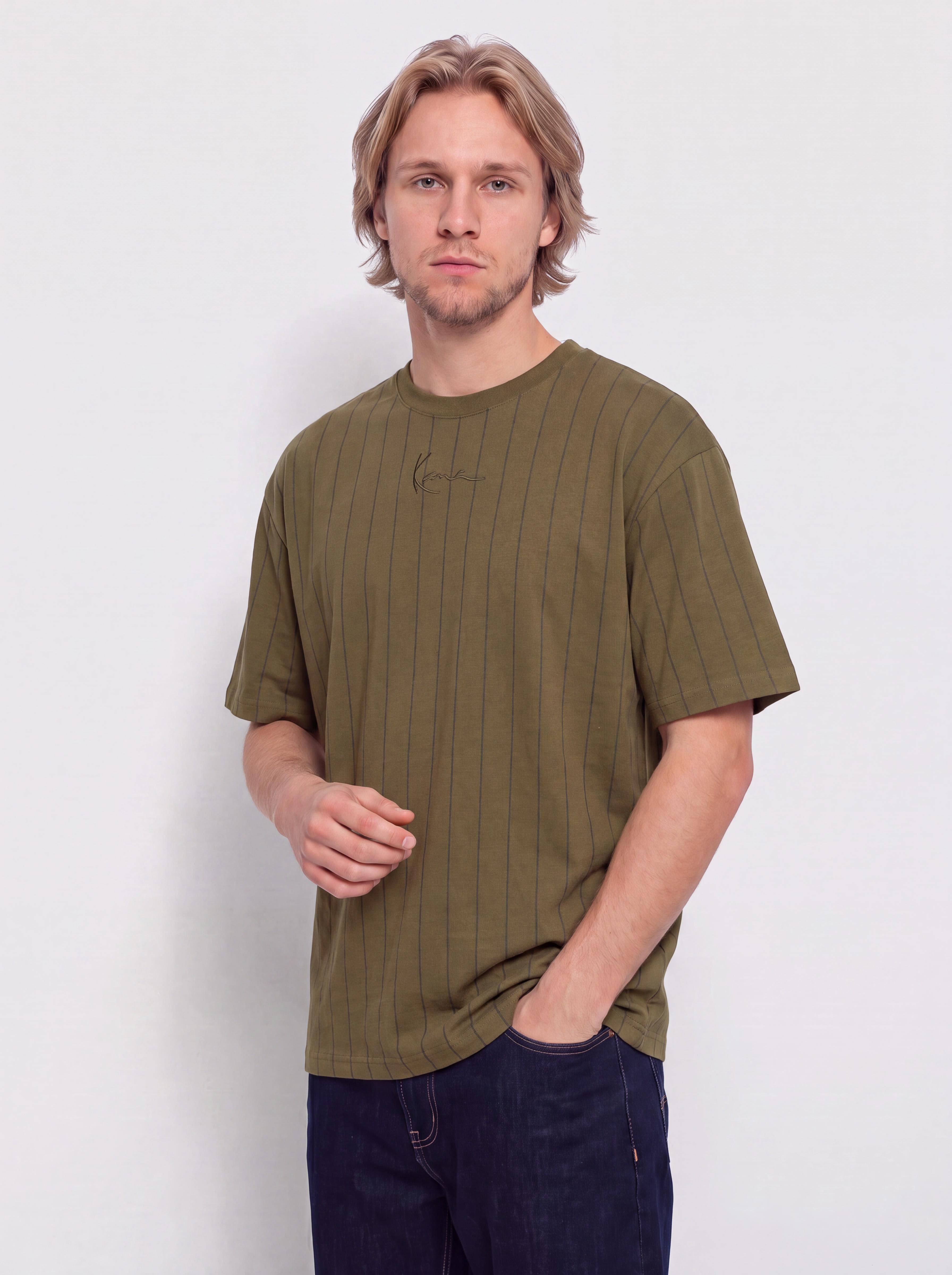 Футболка Karl Kani Small Signature Essential Pinstripe