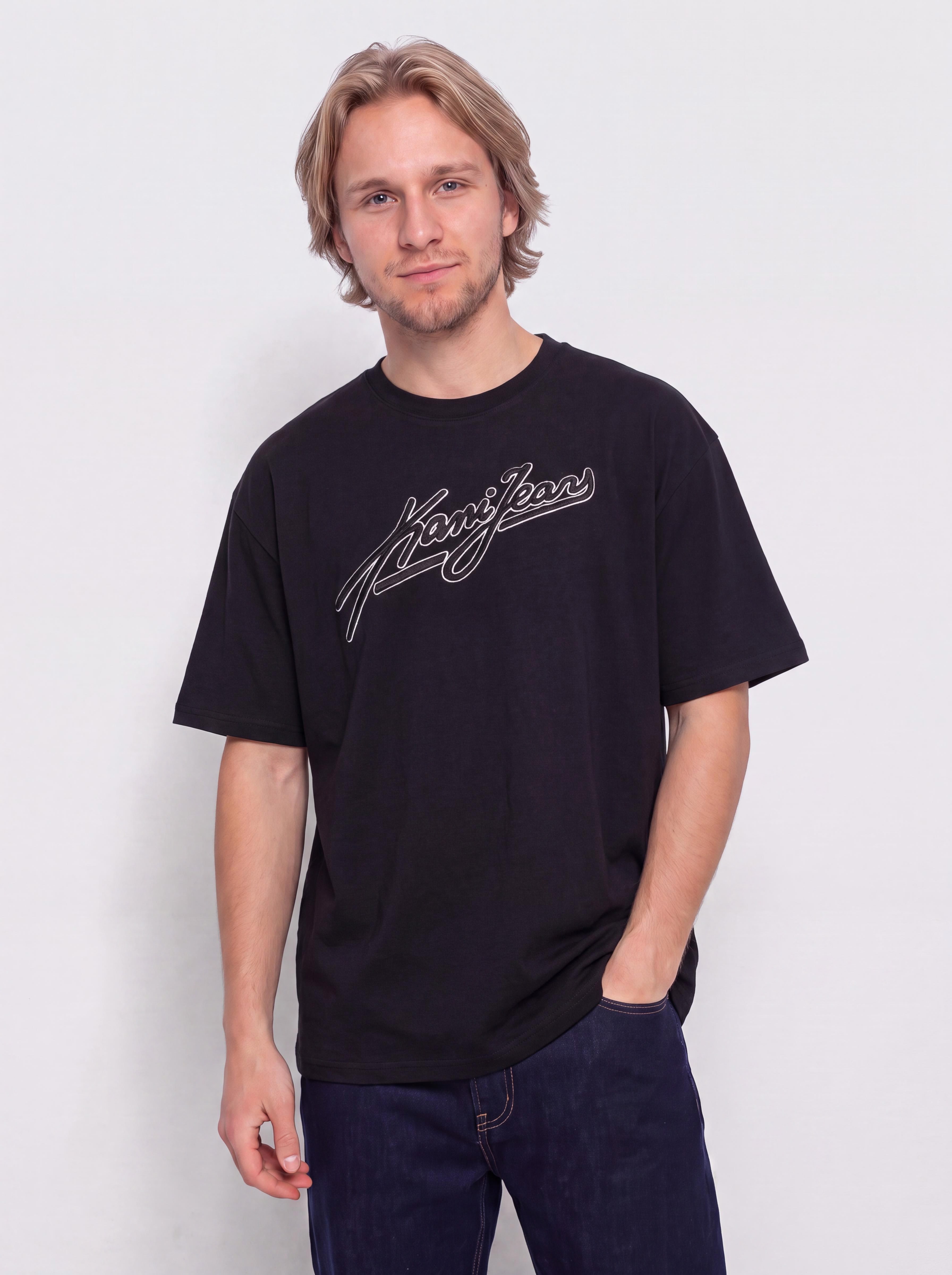 u0424u0443u0442u0431u043eu043bu043au0430 Karl Kani Jeans Oversized (black)