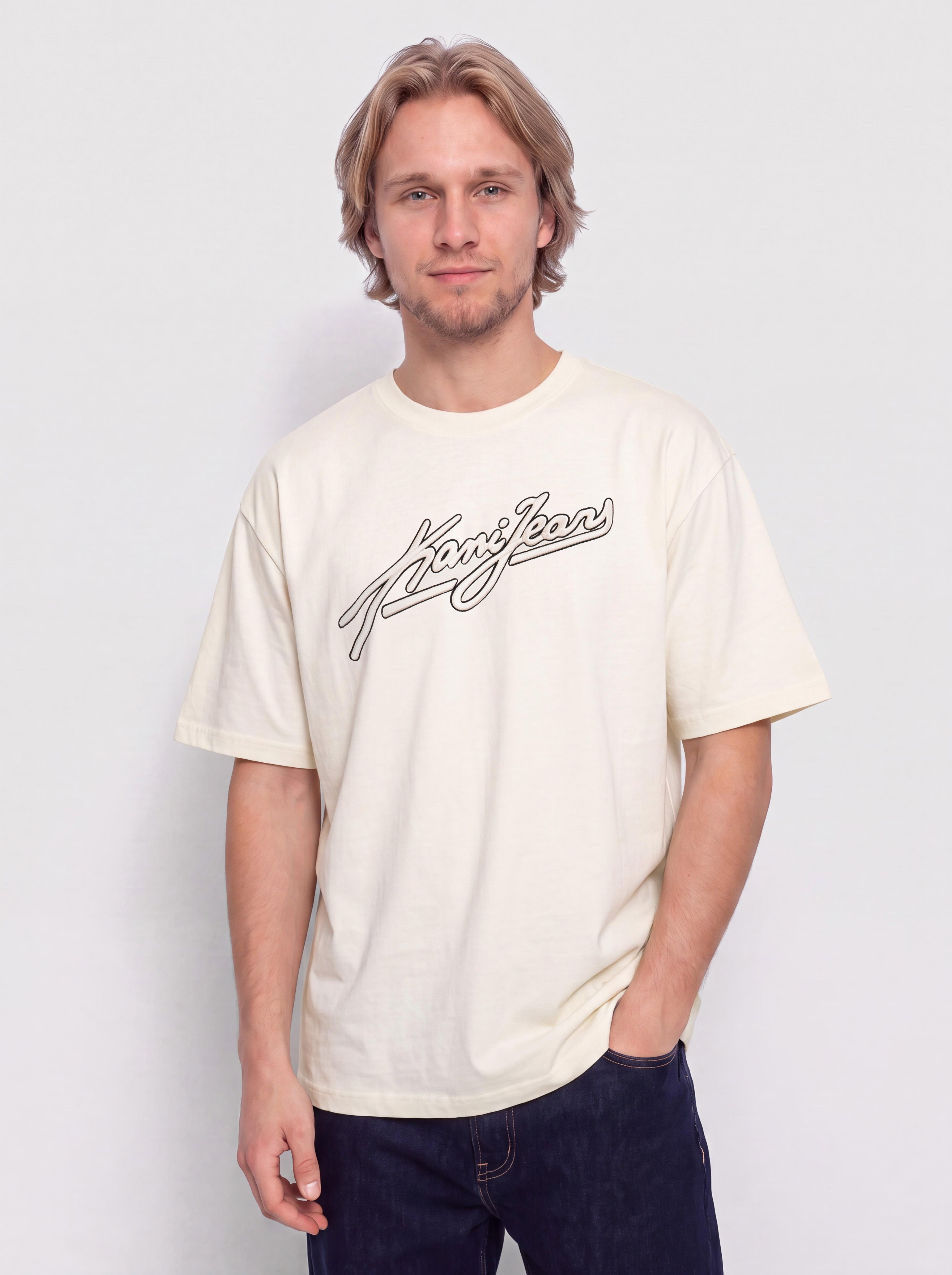 Футболка Karl Kani Jeans Oversized (white)