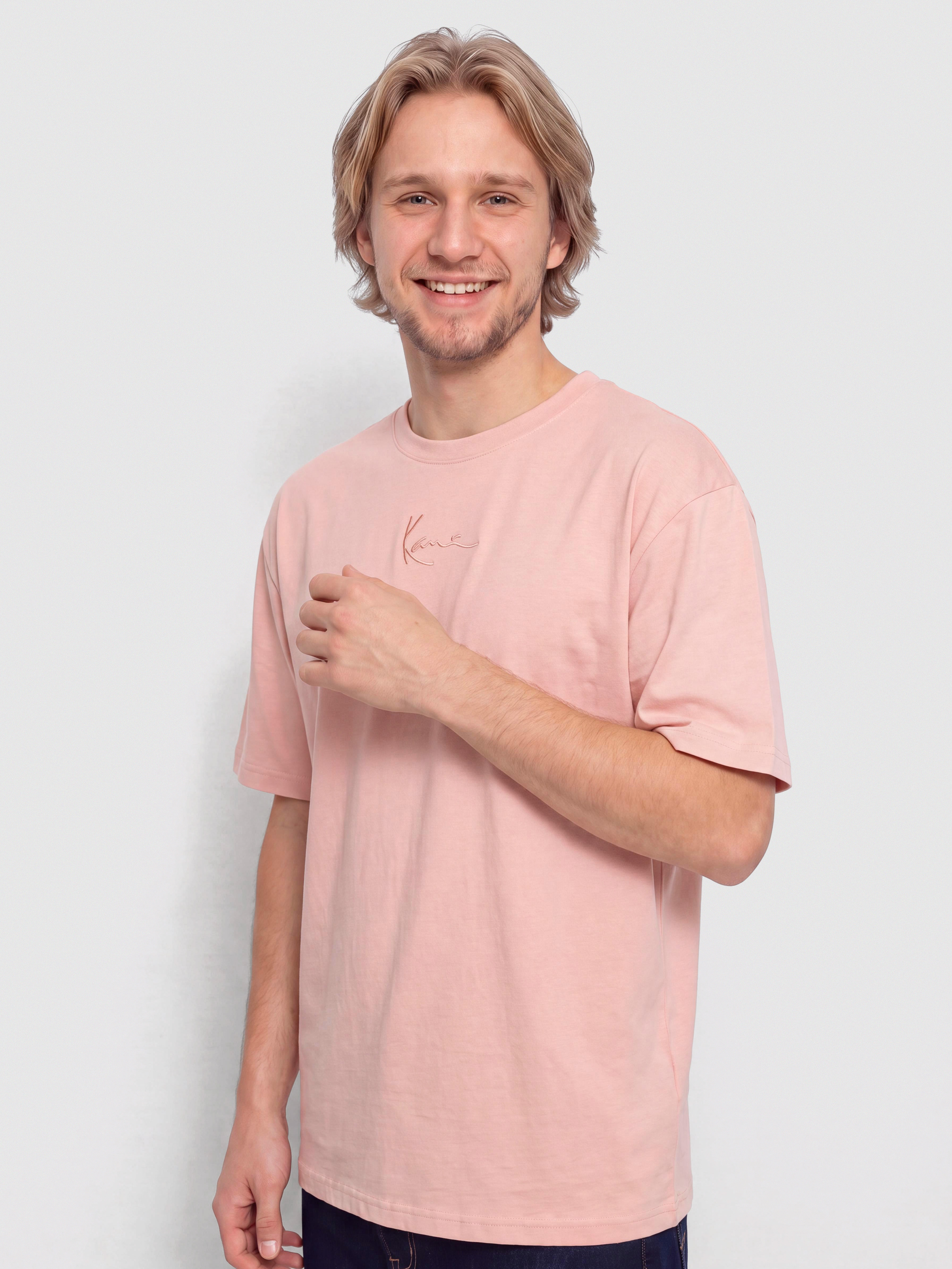 Футболка Karl Kani Small Signature Essential (pink)