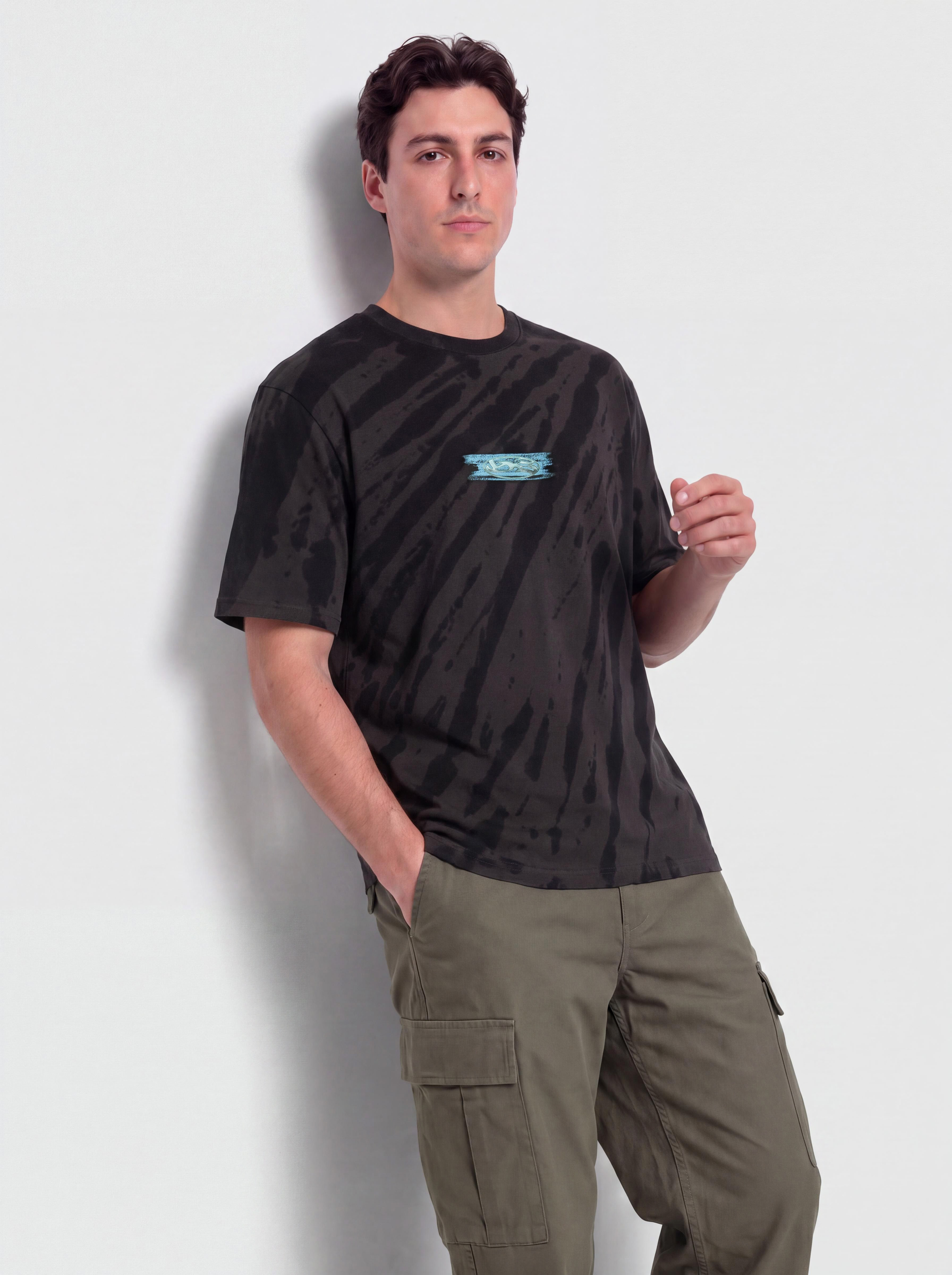 Футболка Yardsale Tiedye Cool Waters (black)
