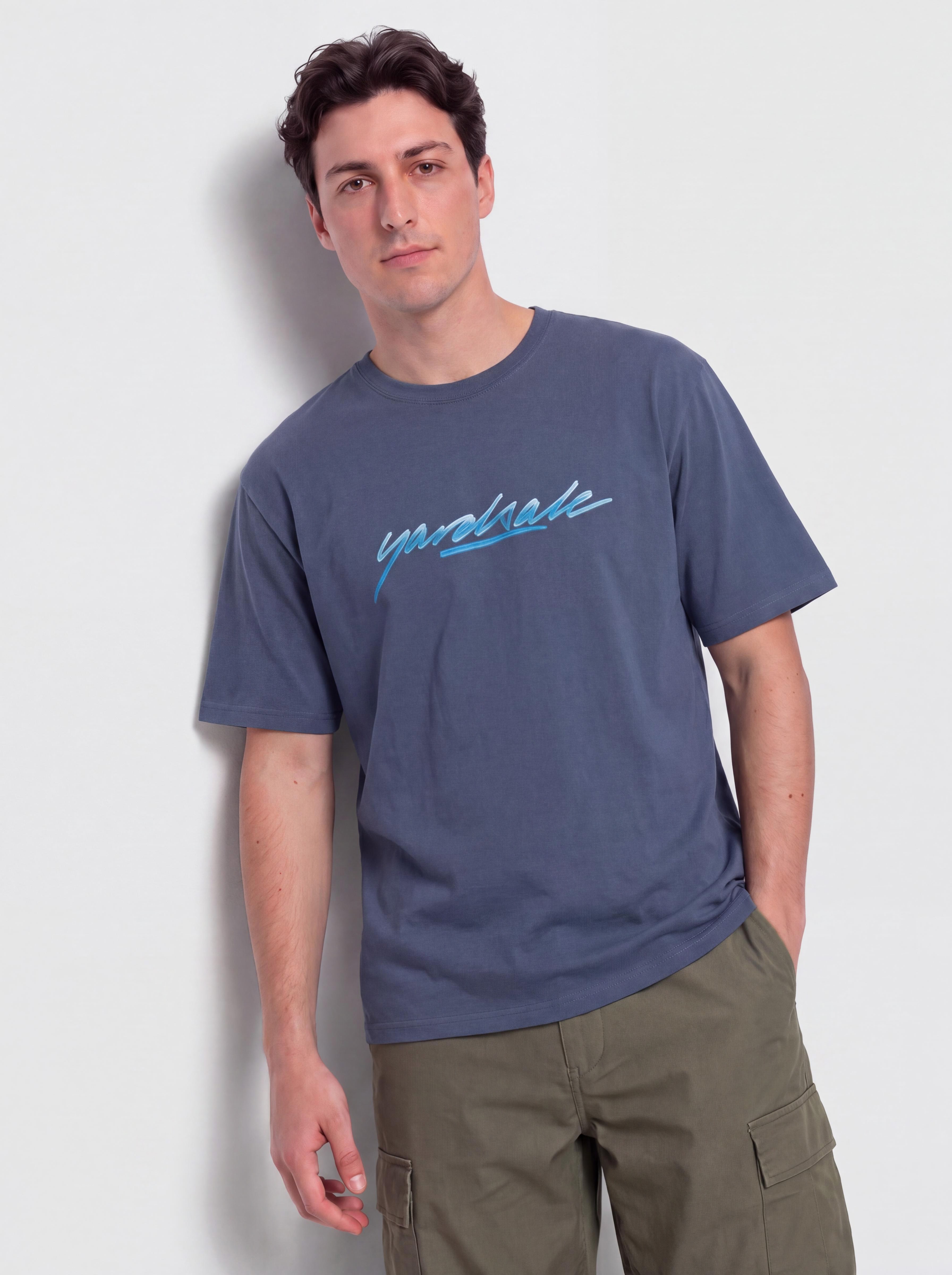 Футболка Yardsale Washed Script (blue)
