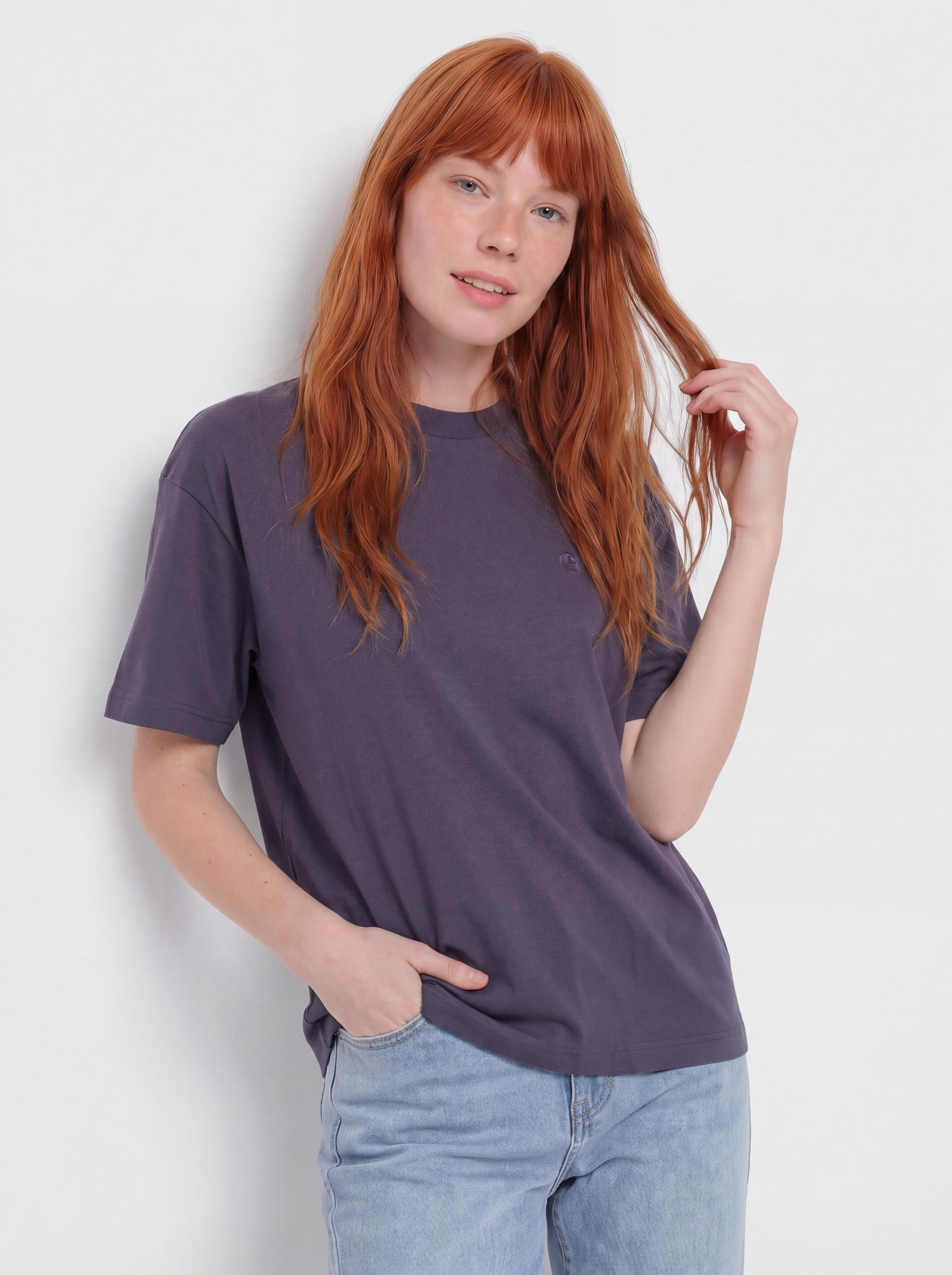 Футболка Carhartt WIP Chester Wmn (shady purple)