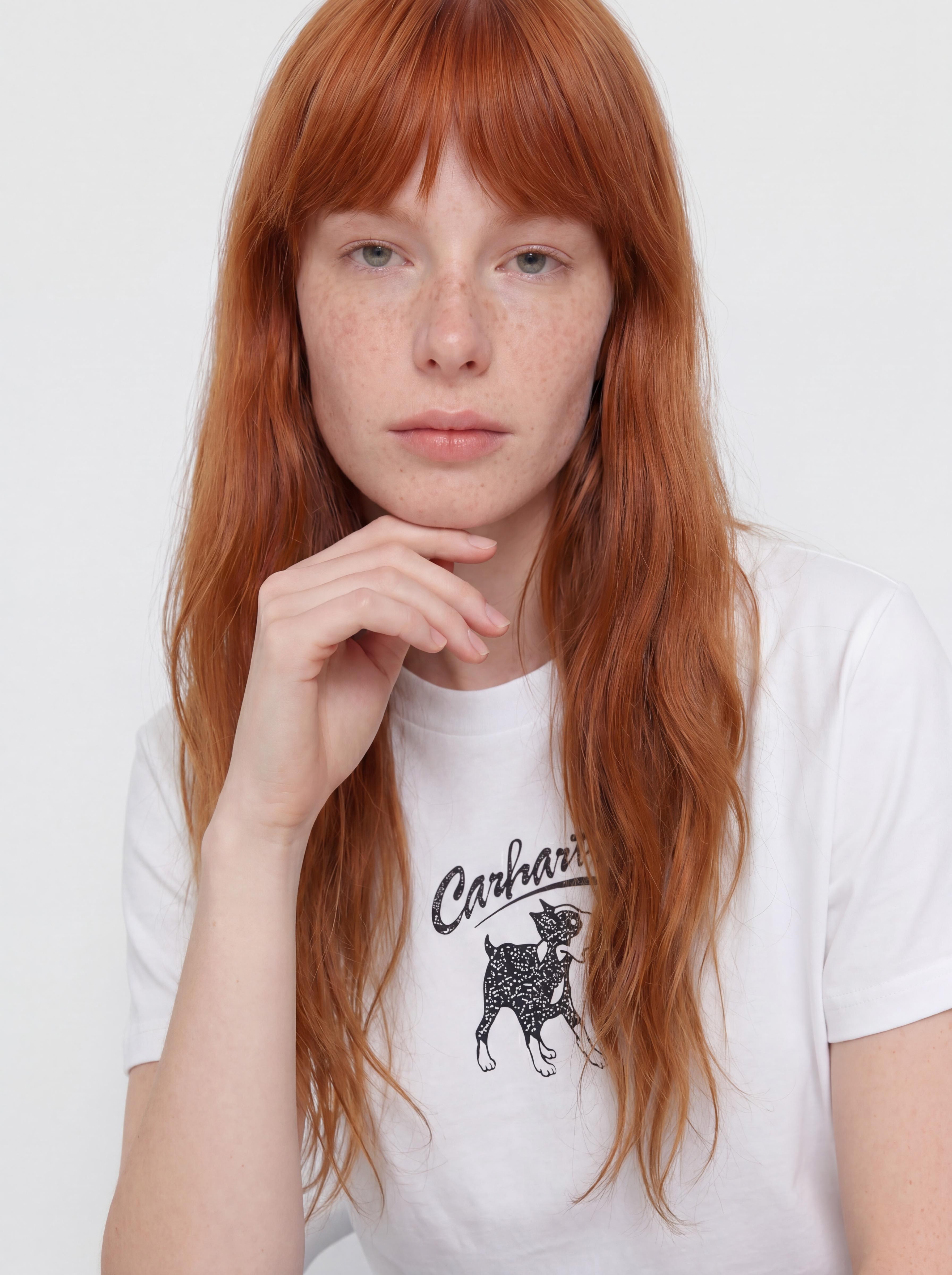 Футболка Carhartt WIP Pup Wmn (white)