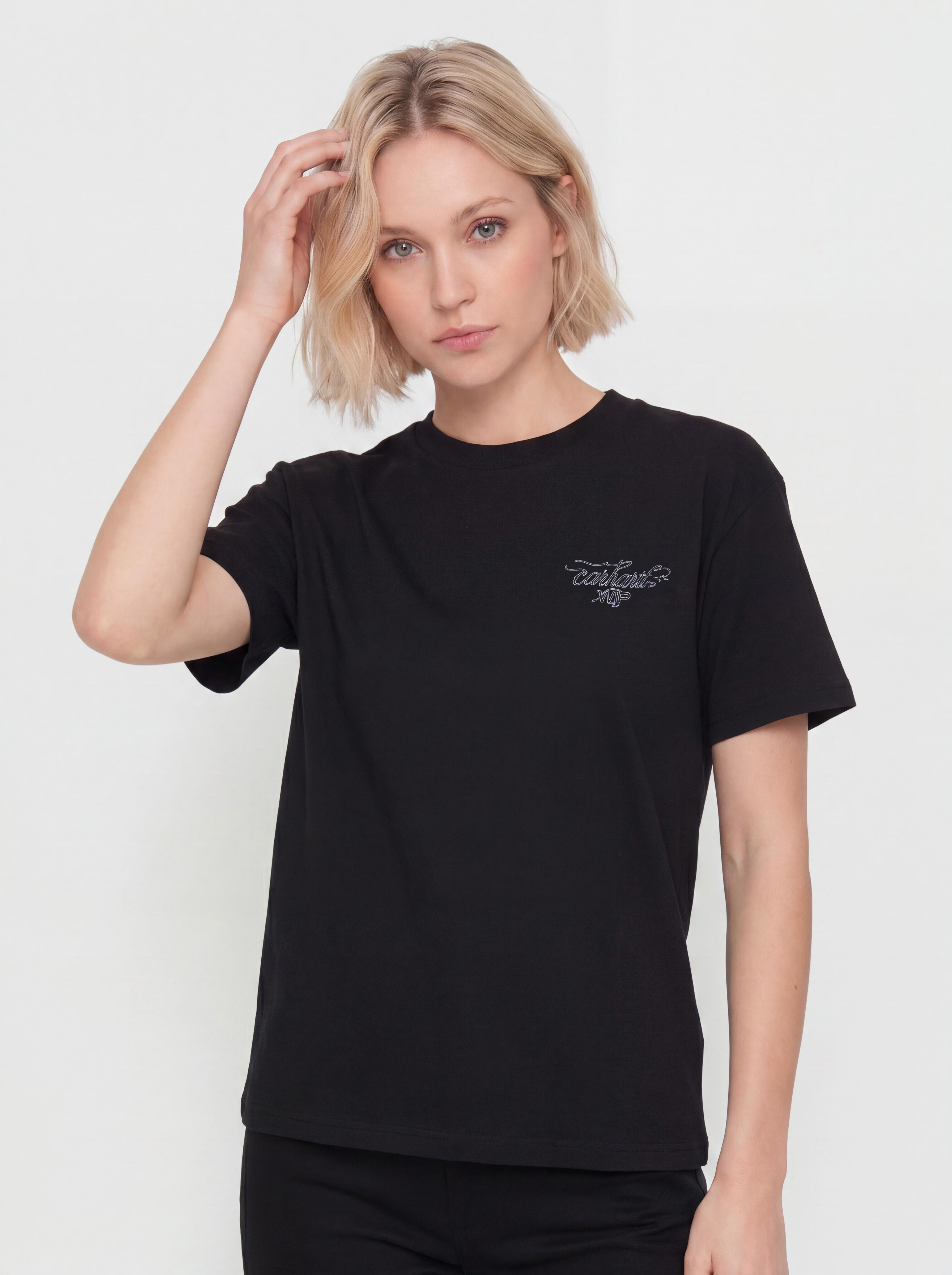 Футболка Carhartt WIP Julia Klenovsky Wmn (black)