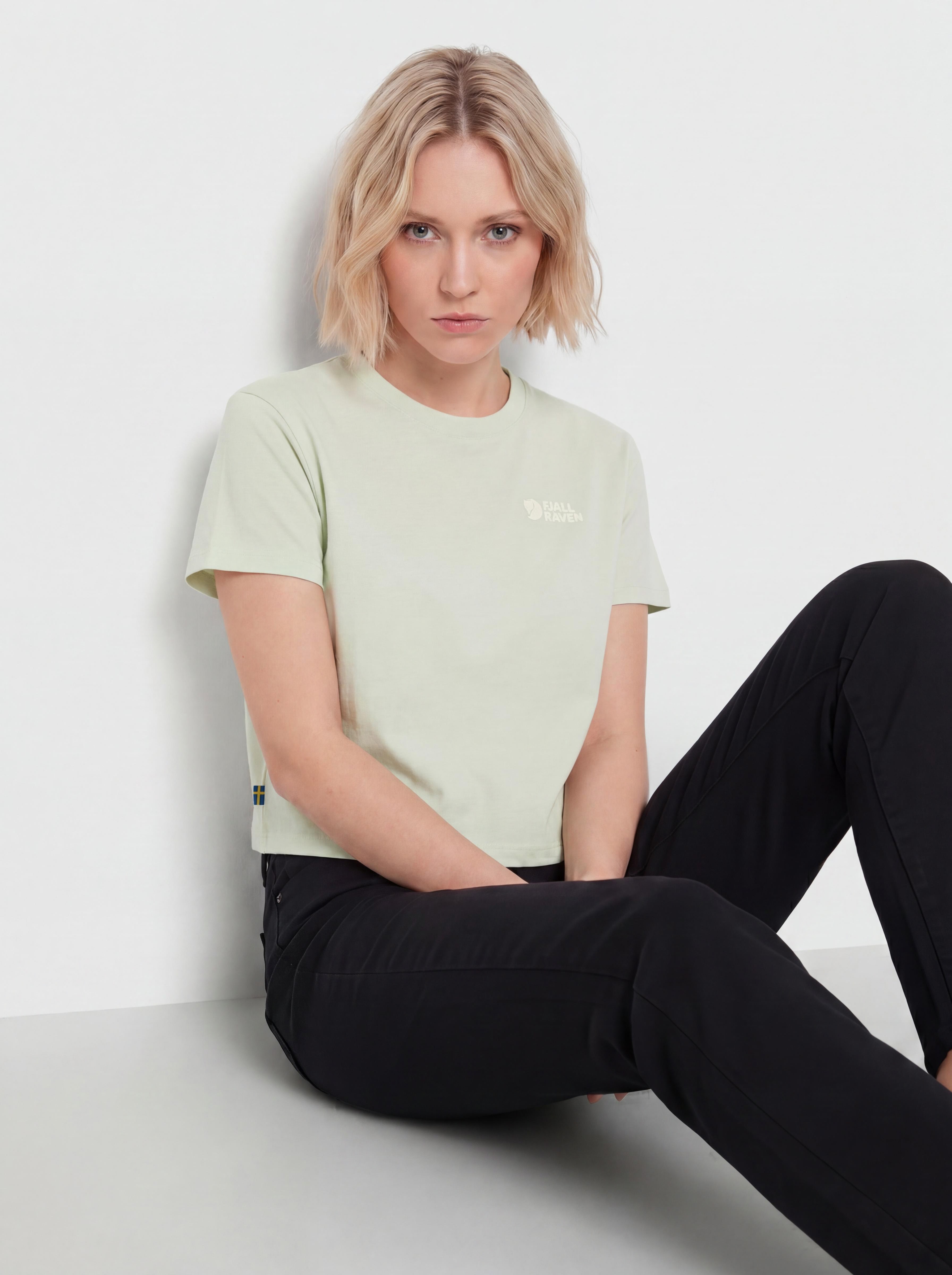 Футболка Fjallraven Forest Walk Wmn (soft jade)