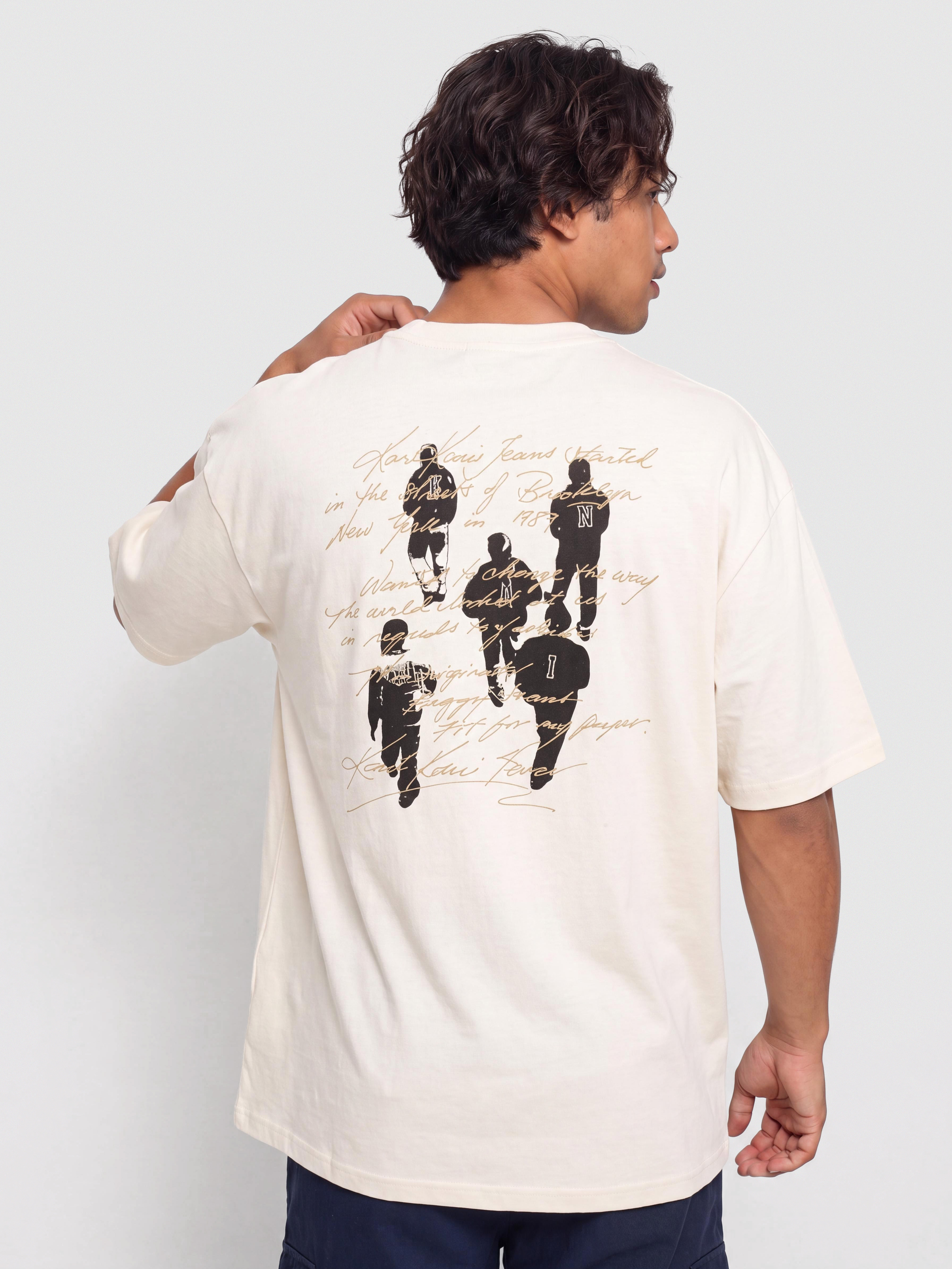 Футболка Karl Kani Signature Washed Oversized (white)