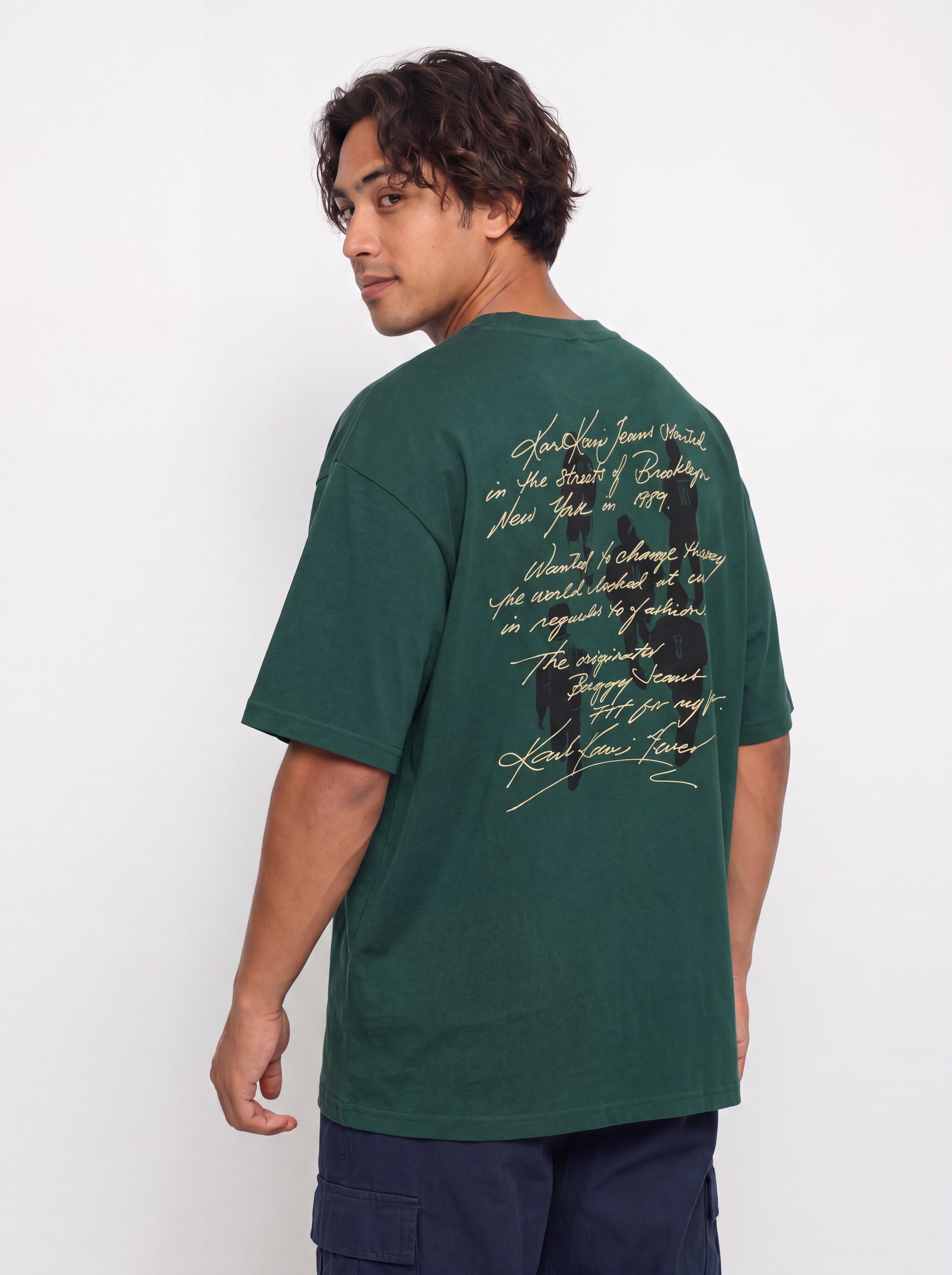 Футболка Karl Kani Signature Washed Oversized (green)