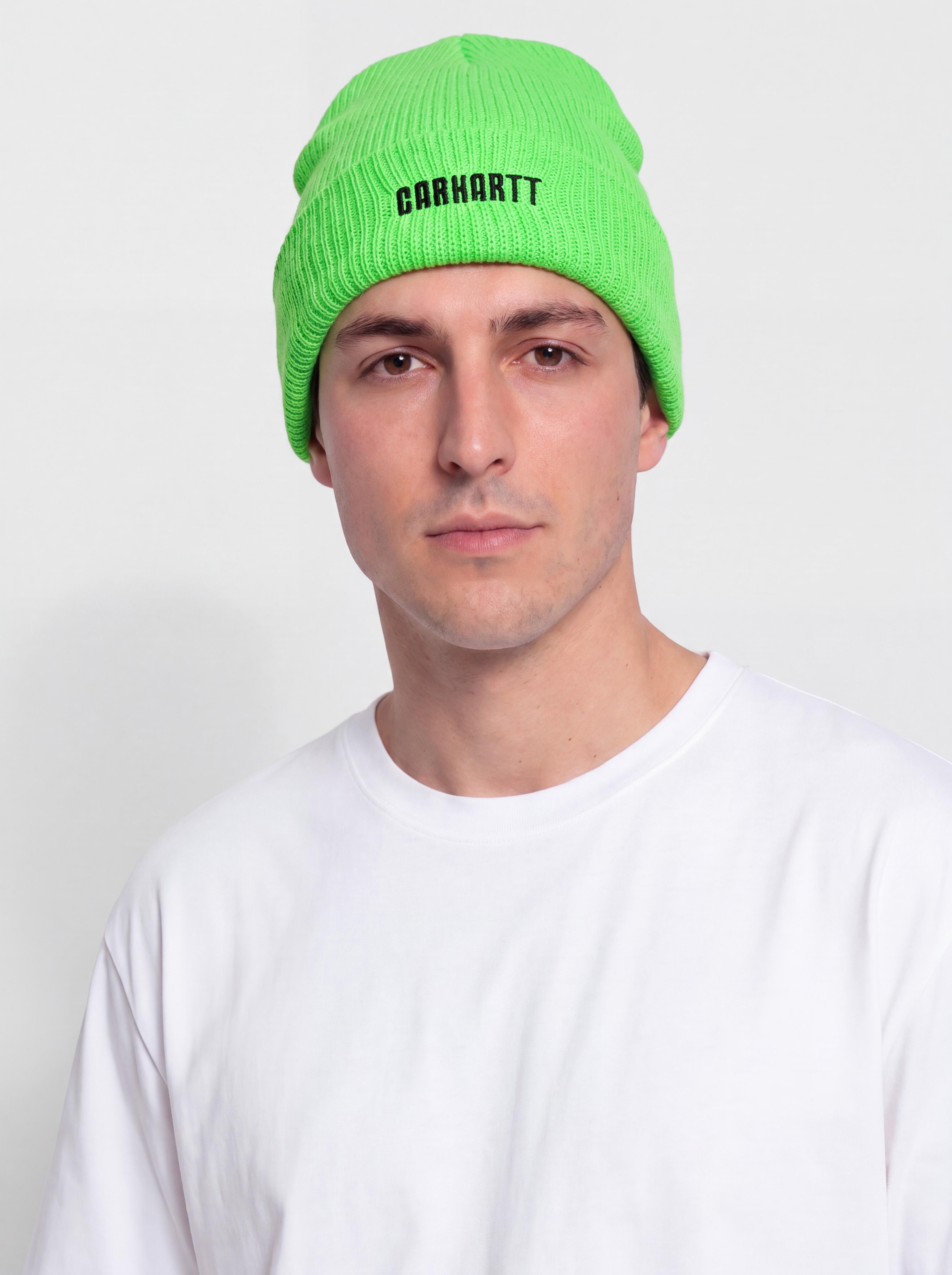 Шапка Carhartt WIP Industry (lumo green/black)