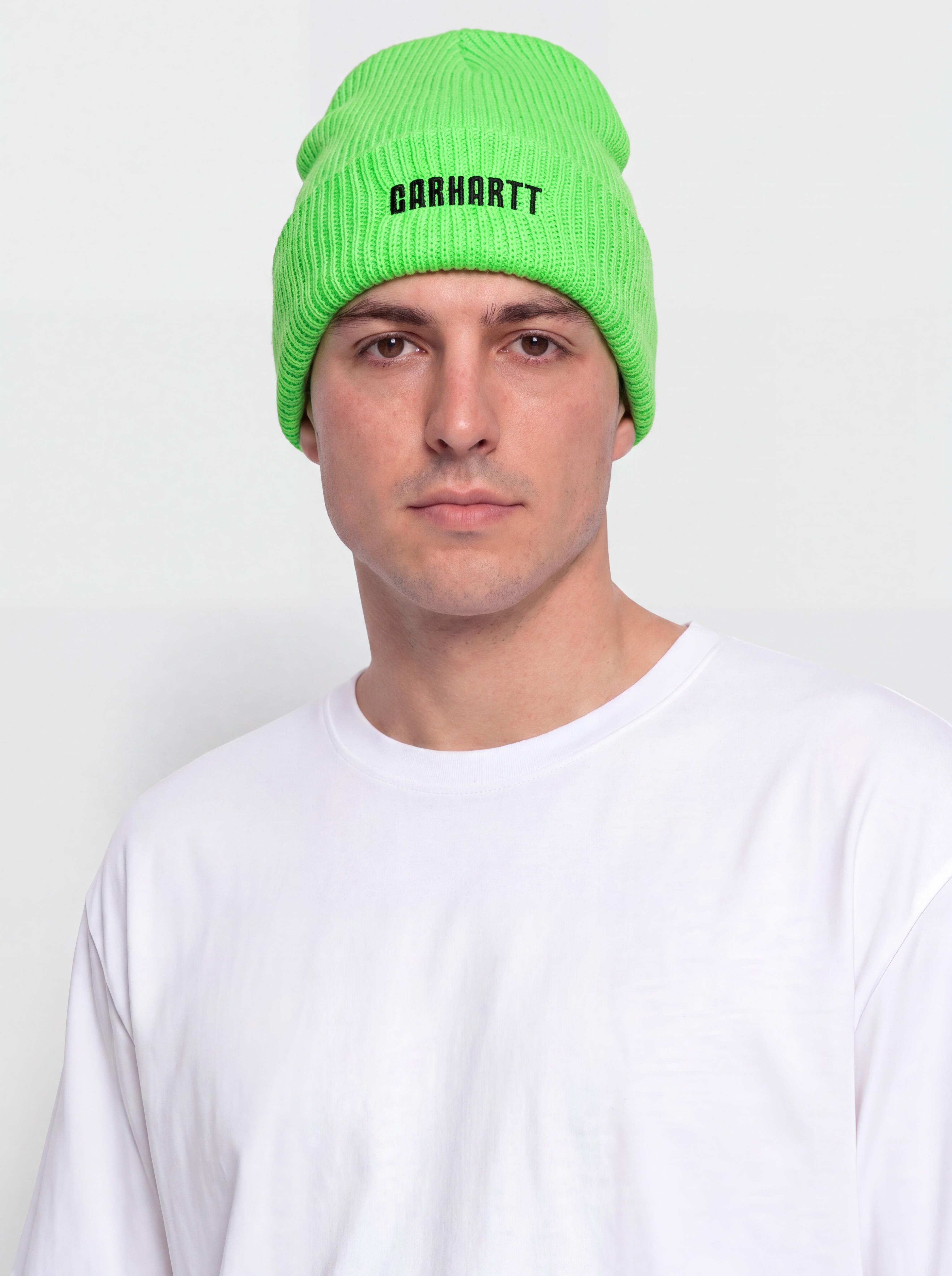 Шапка Carhartt WIP Industry (lumo green/black)