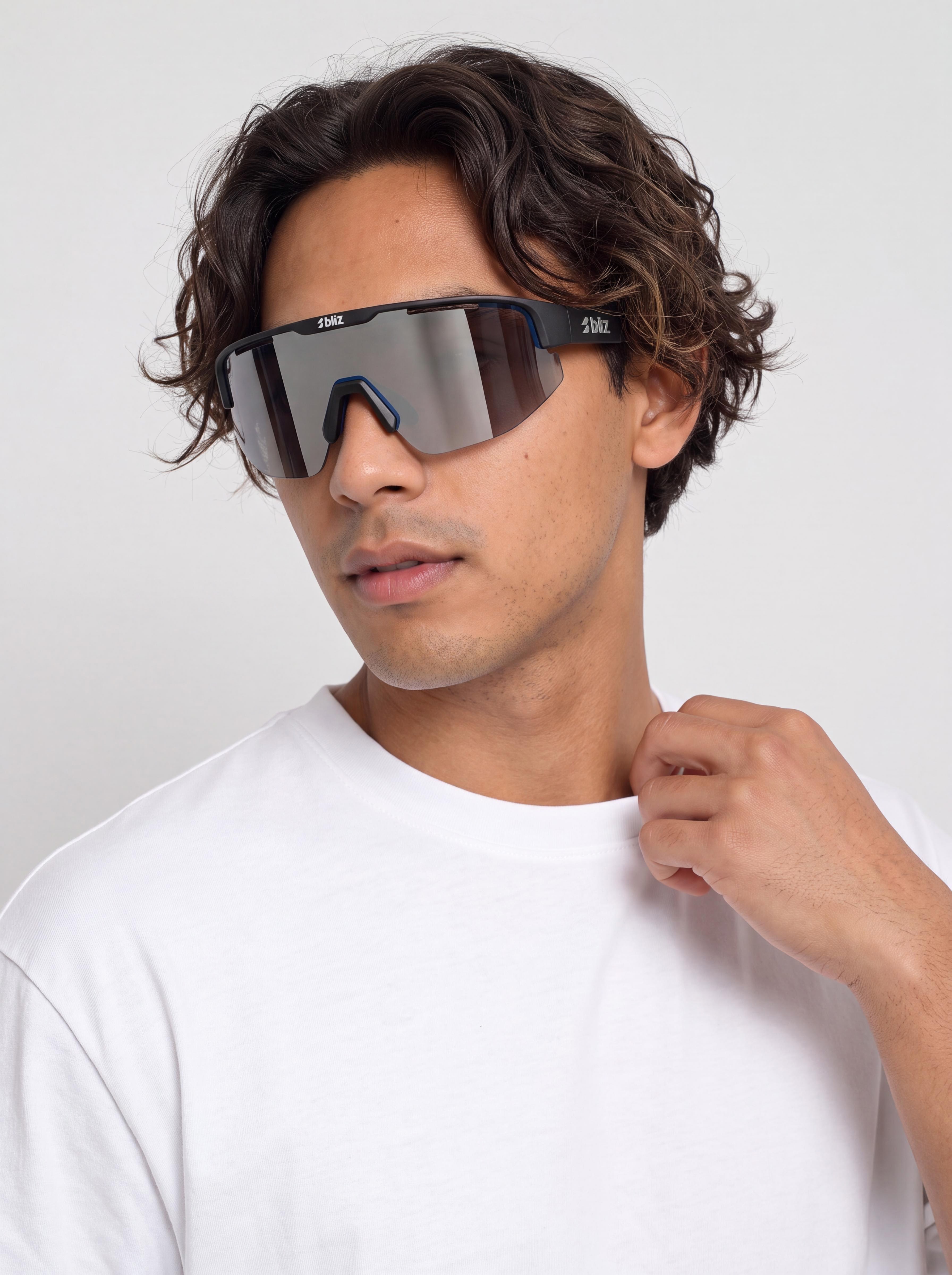 Сонцезахисні окуляри Bliz Matrix (matt black/nano optics photochromic brown w blue multi)