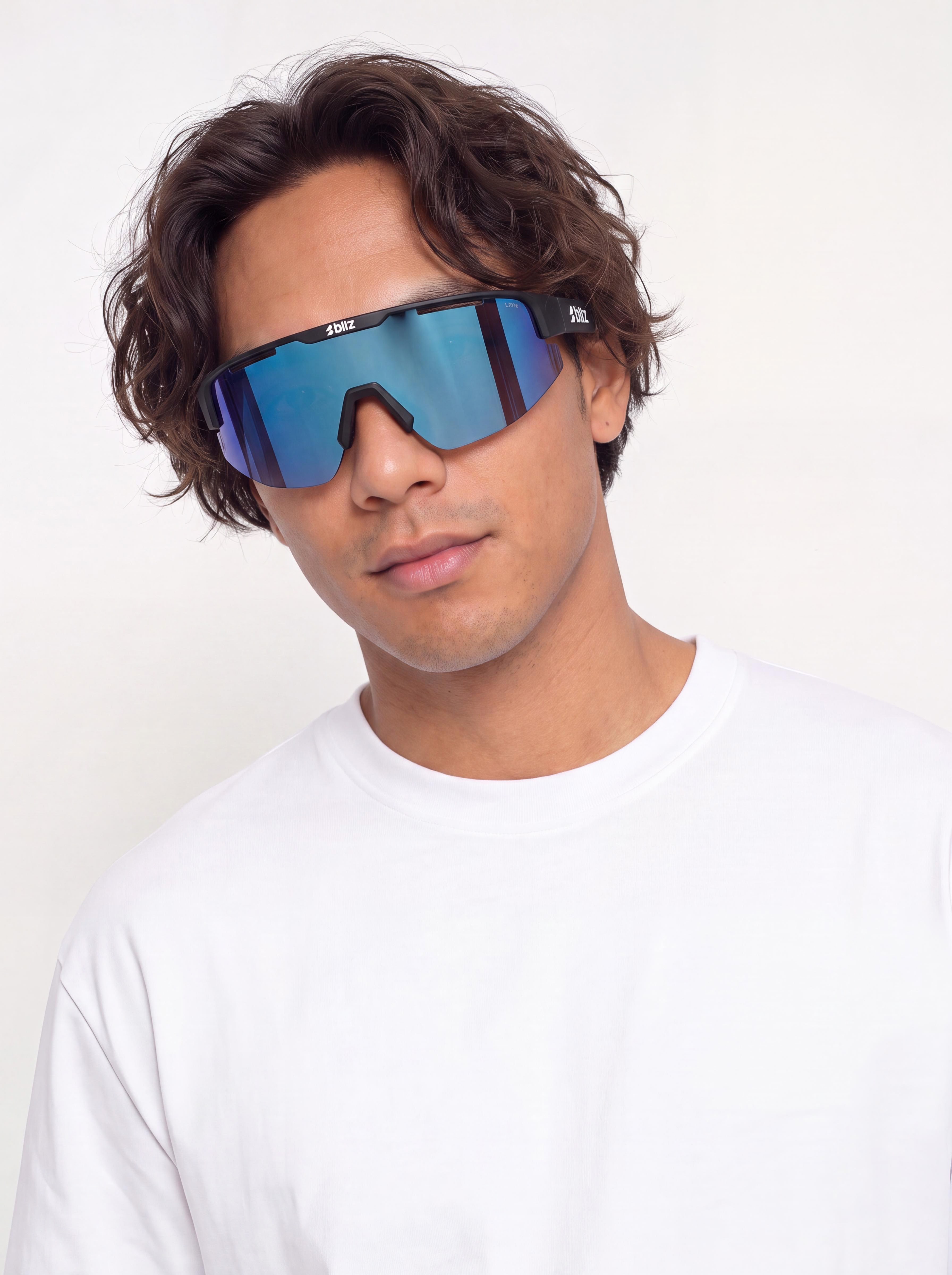 Сонцезахисні окуляри Bliz Matrix (matte black/smoke w blue multi)