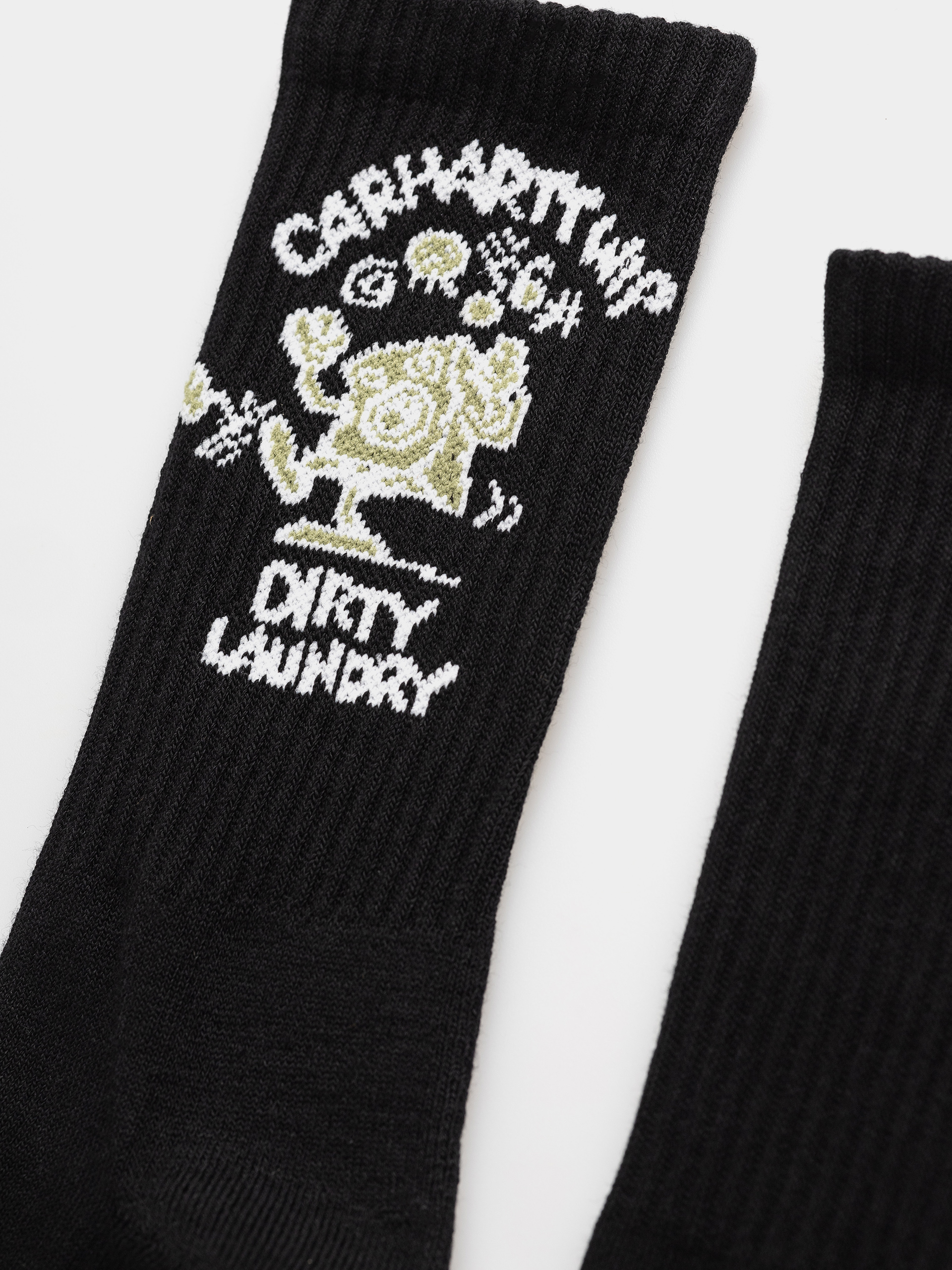  Шкарпетки Carhartt WIP Dirty Laundry (black)