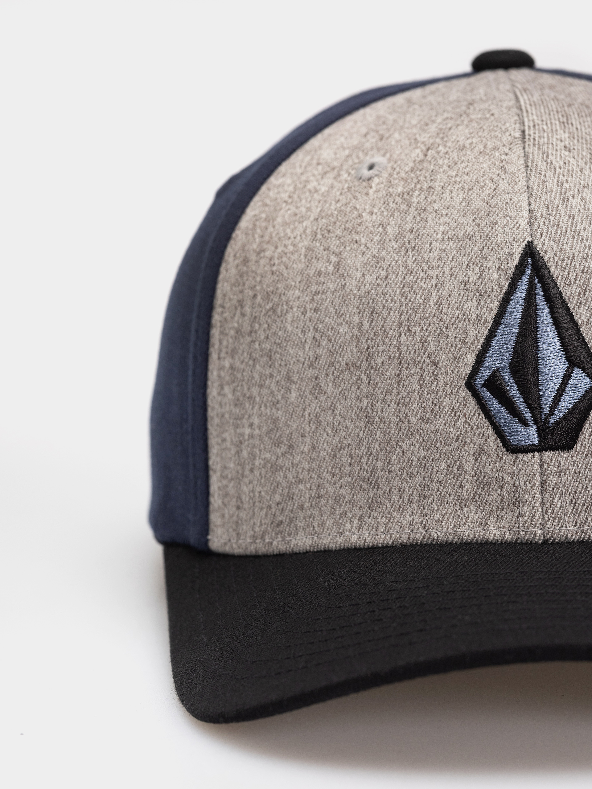 Кепка Volcom Full Stone Hthr Flexfit (storm blue)