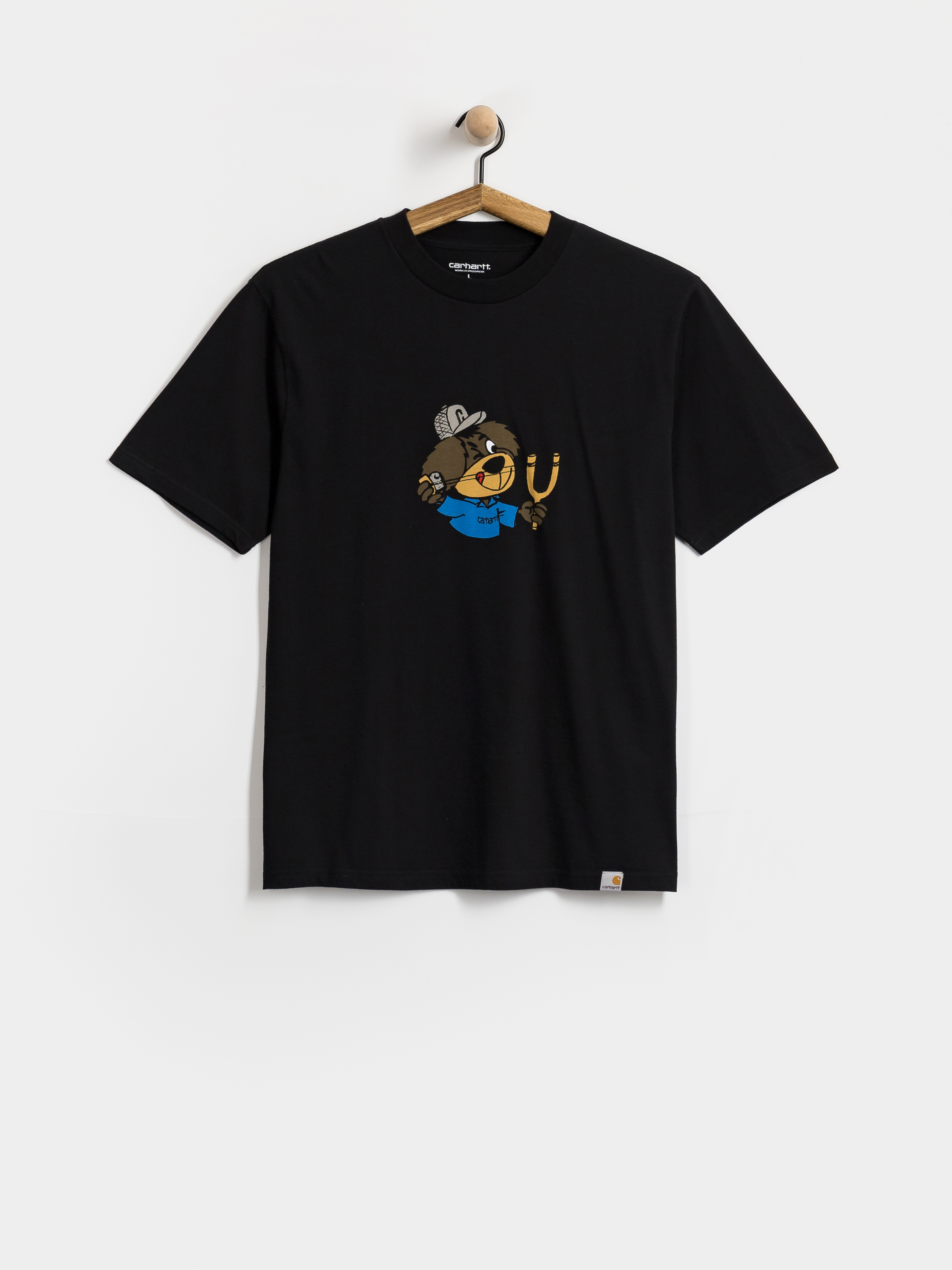 u0424u0443u0442u0431u043eu043bu043au0430 Carhartt WIP Slingshot (black/heavy enzyme wash)