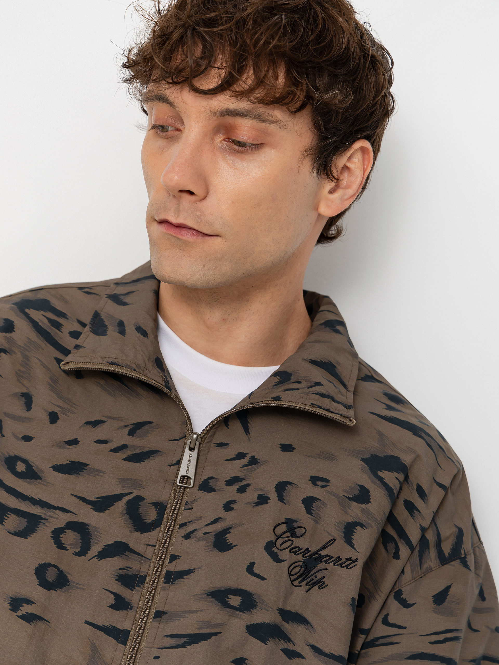 Куртка Carhartt WIP Travon (duck feather print cypress/black)