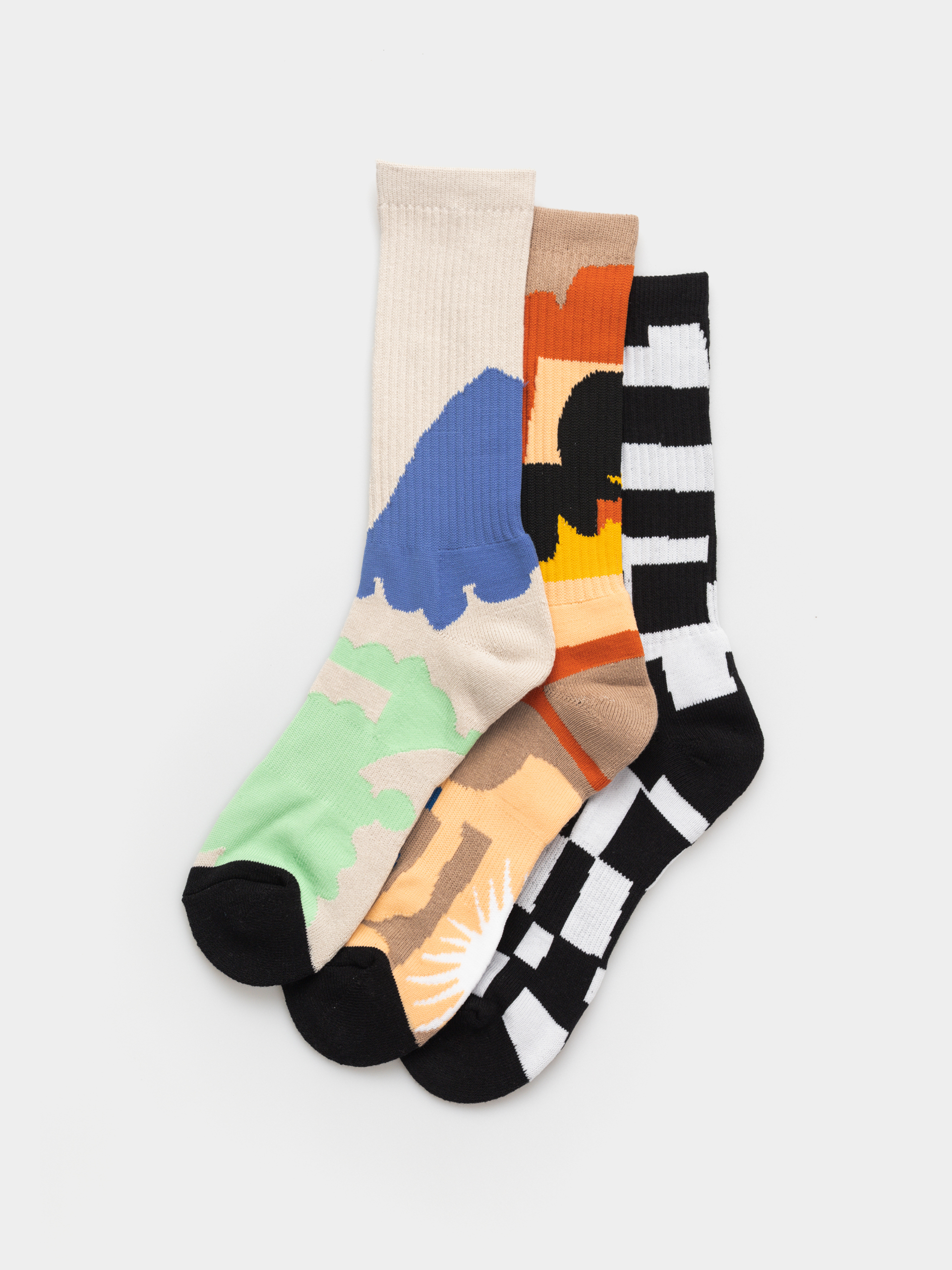  Шкарпетки Volcom Print Mixer 3Pk (multi)
