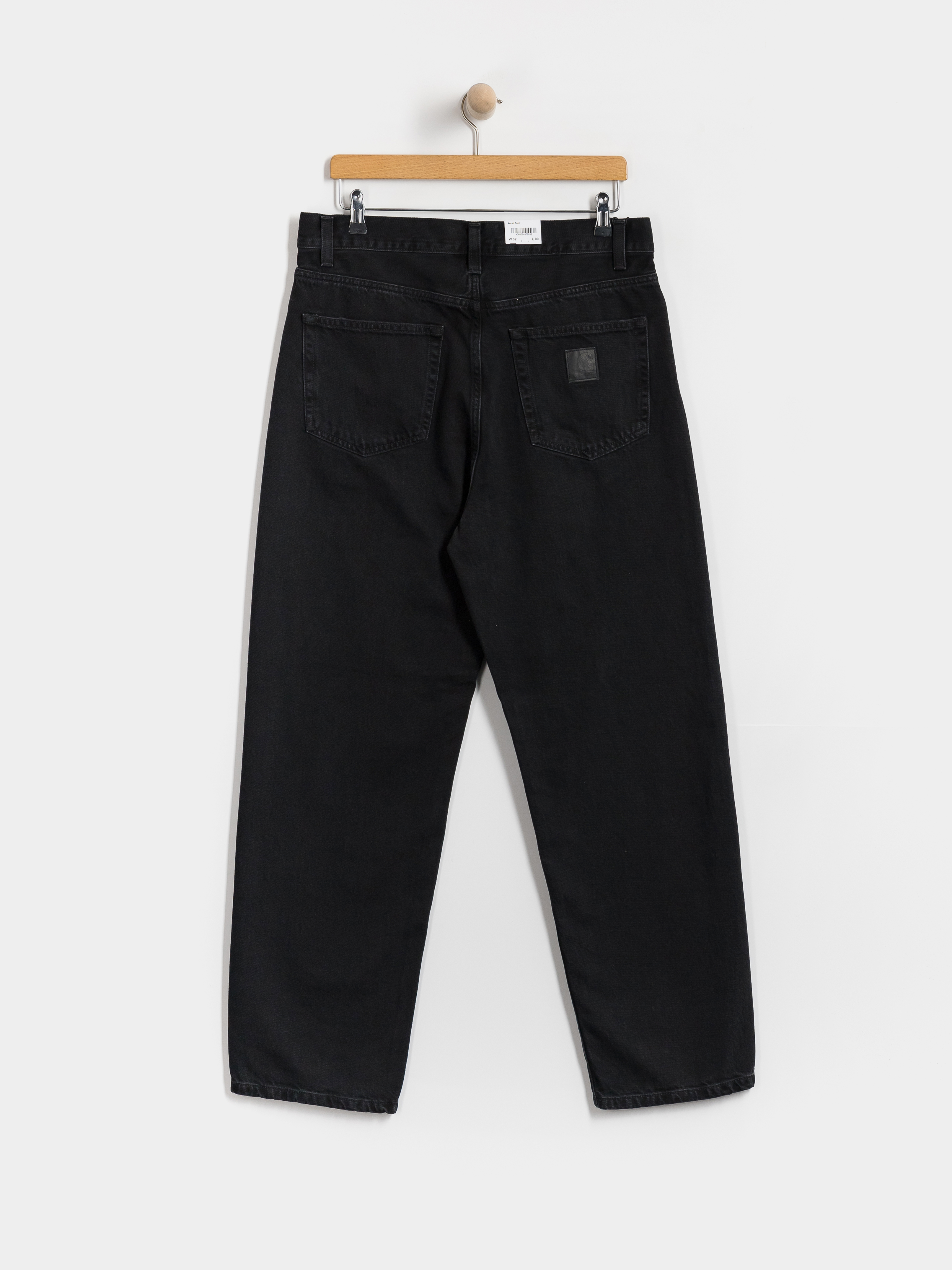 Штани Carhartt WIP Aaron (black/stone washed)