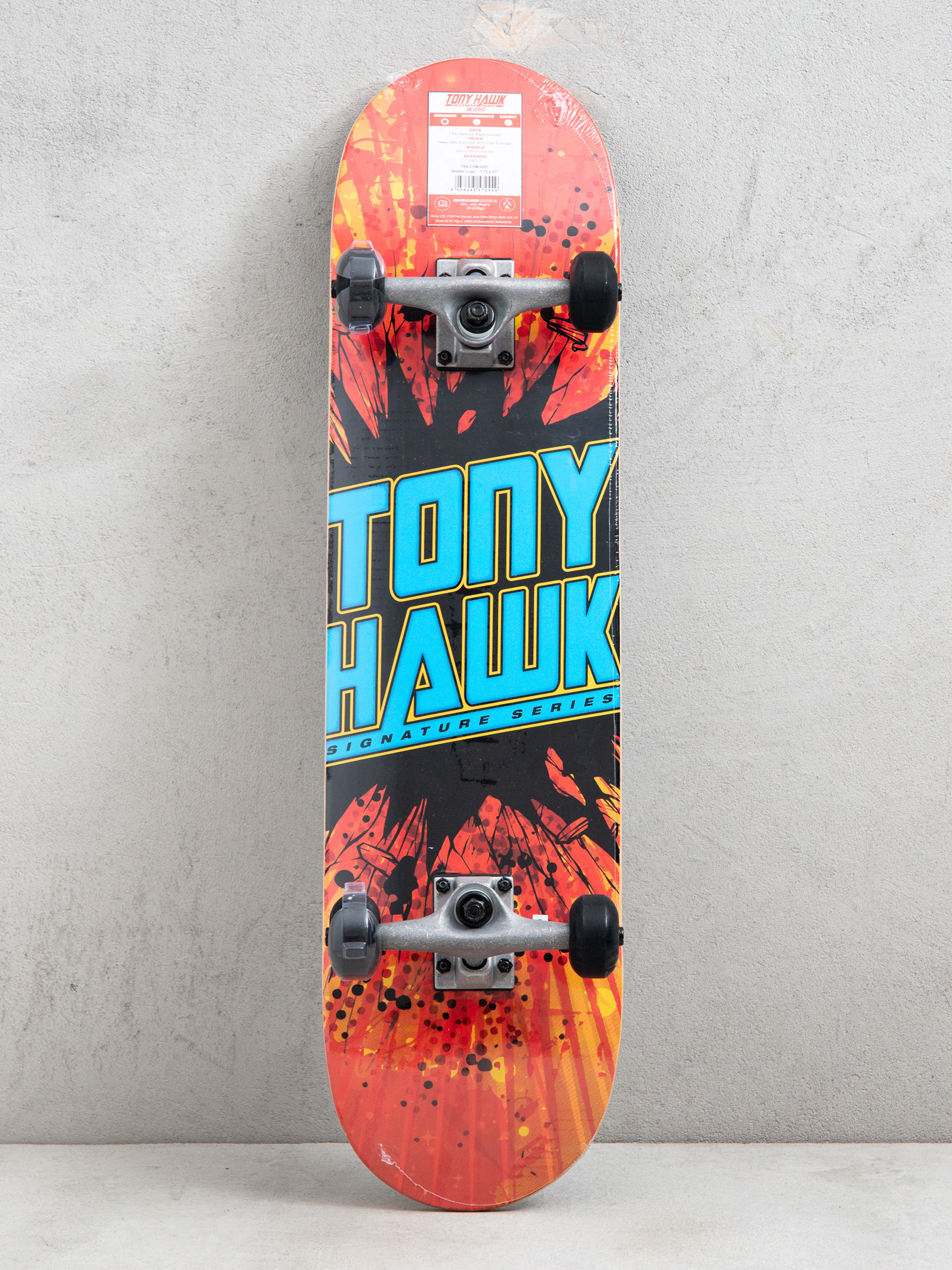 Скейтборд Tony Hawk Shatter Logo (orange/blue)