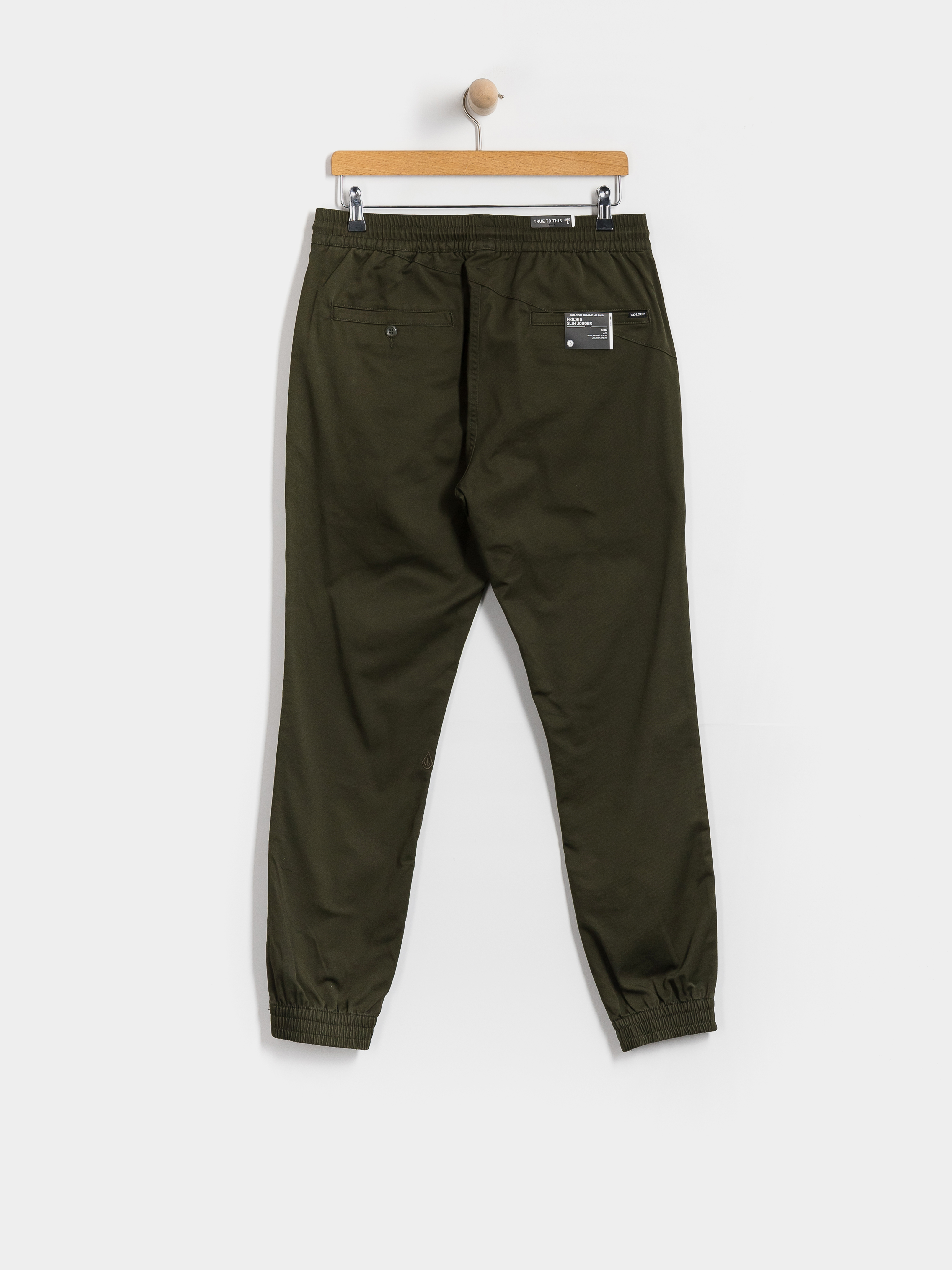 Штани Volcom Frickin Slim Jogger (dark green)