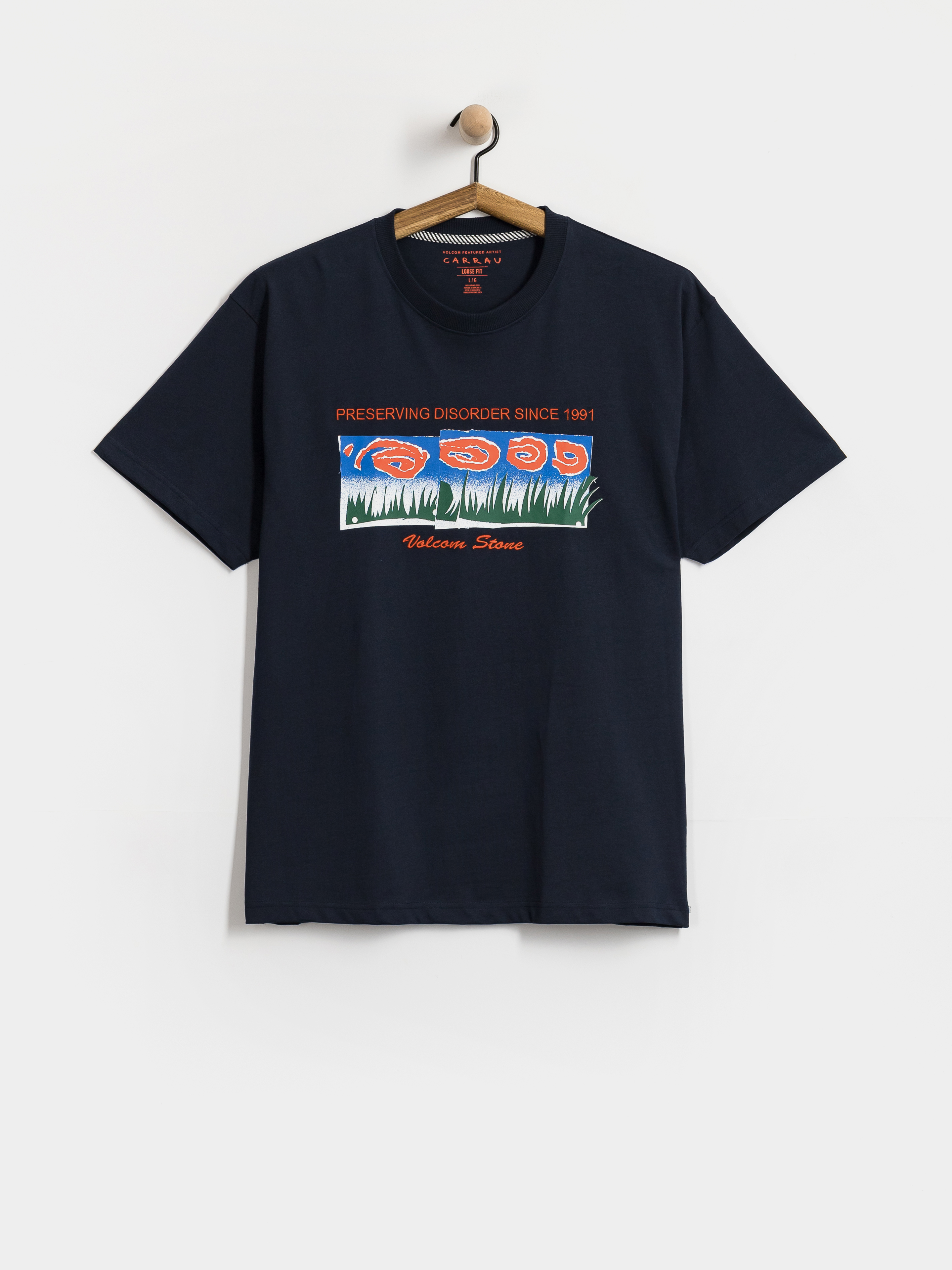 Футболка Volcom Fa Carrau 1 Lse (marine)
