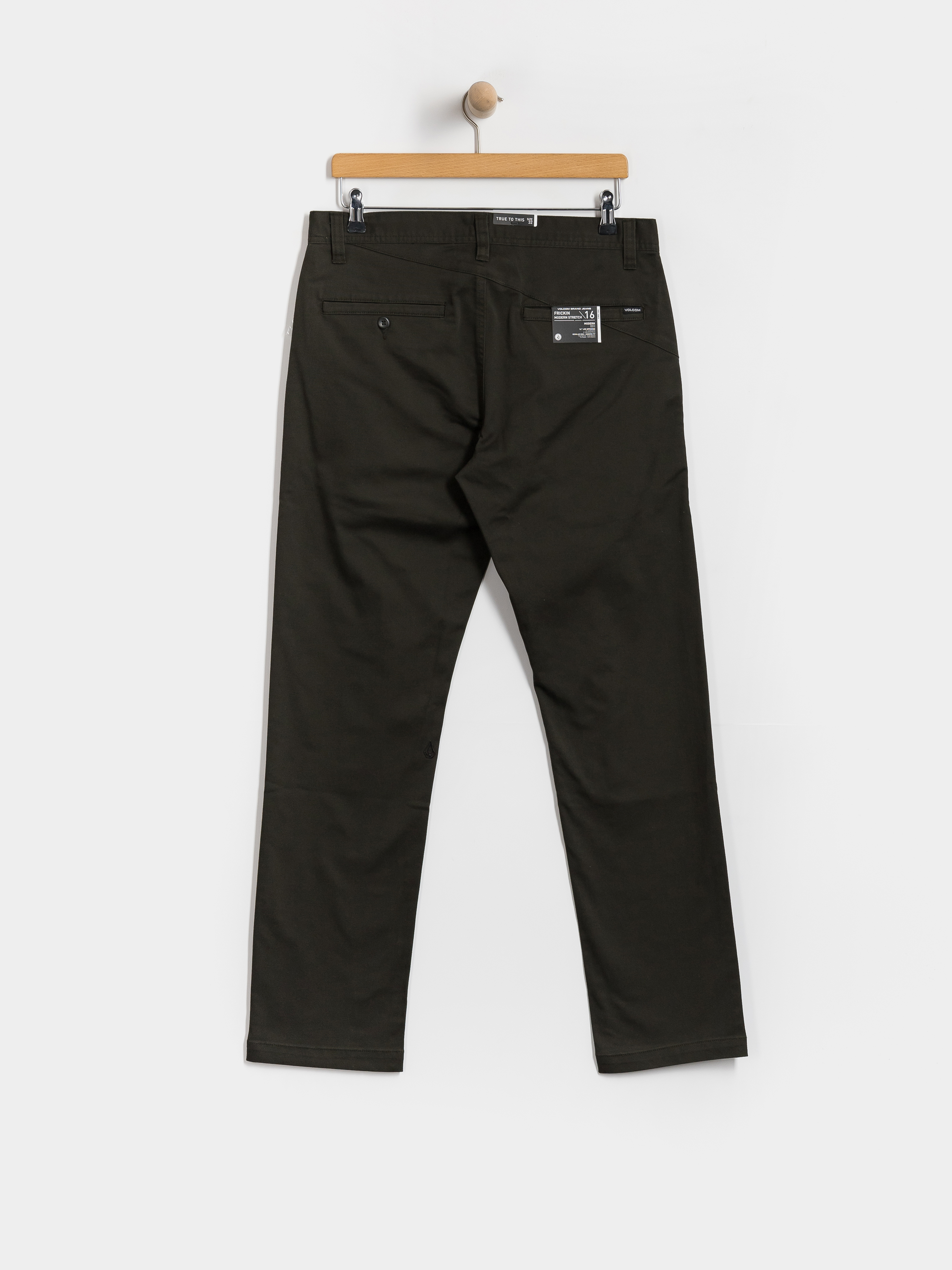 Штани Volcom Frickin Modern Stret (rinsed black)