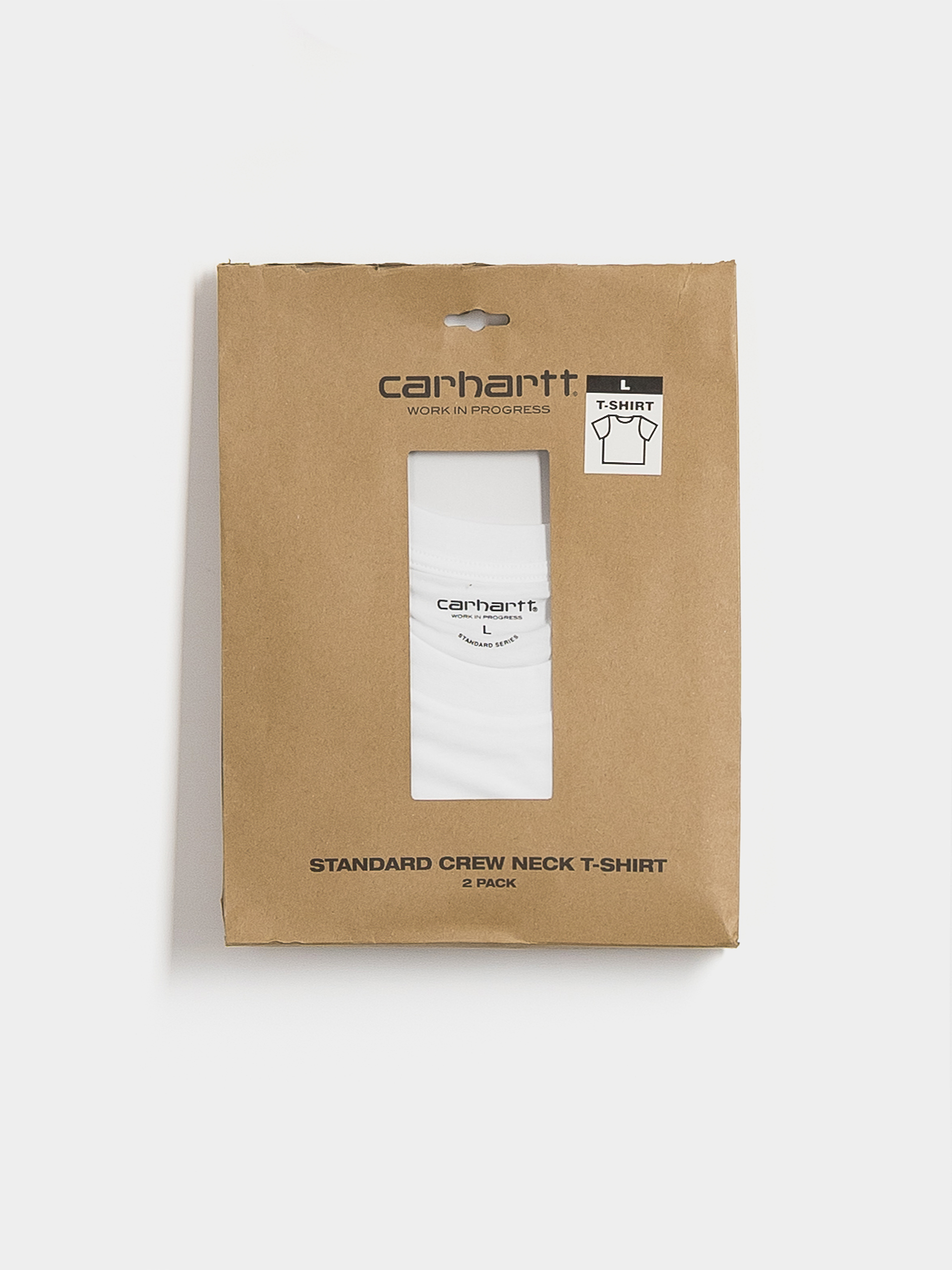 Футболка Carhartt WIP Standard 2 pack (white/white)