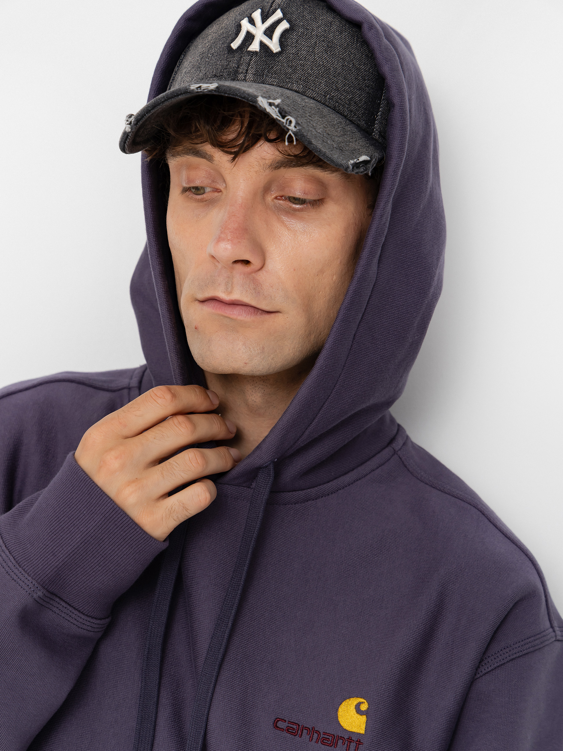 Худі Carhartt WIP American Script HD (shady purple)