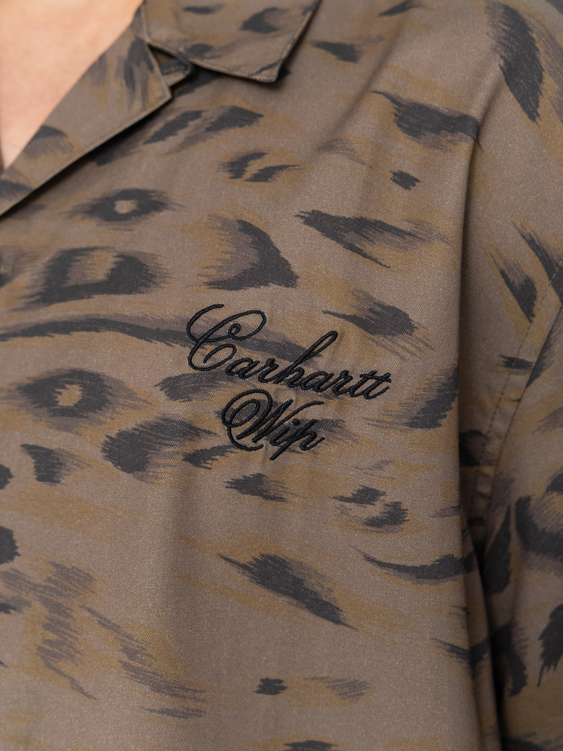 Сорочка Carhartt WIP Travon (duck feather print cypress/black)