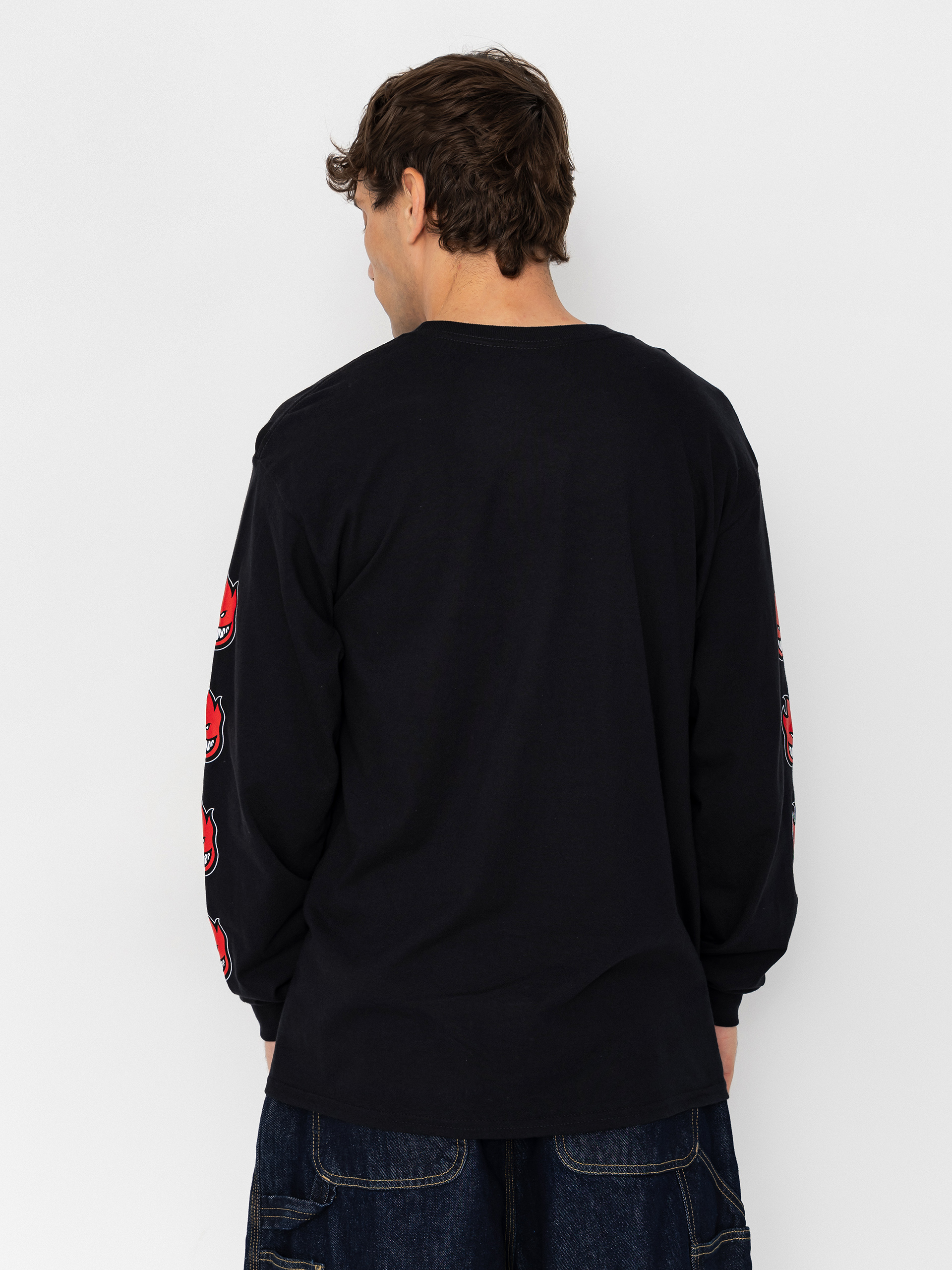 Лонгслів Spitfire Classic 87 Bighead Fill Sleeve (black w/red white black prints)