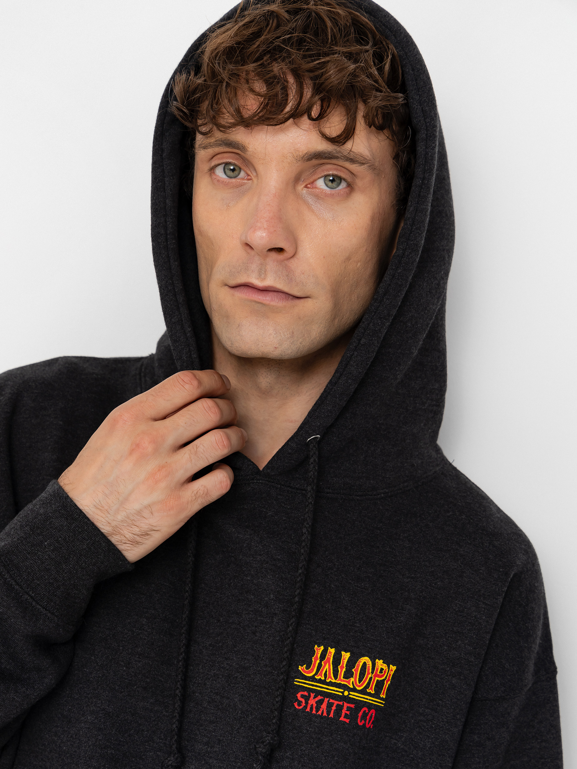 Худі Antihero Jalopi Returns HD (charcoal heather w/multi color prints)