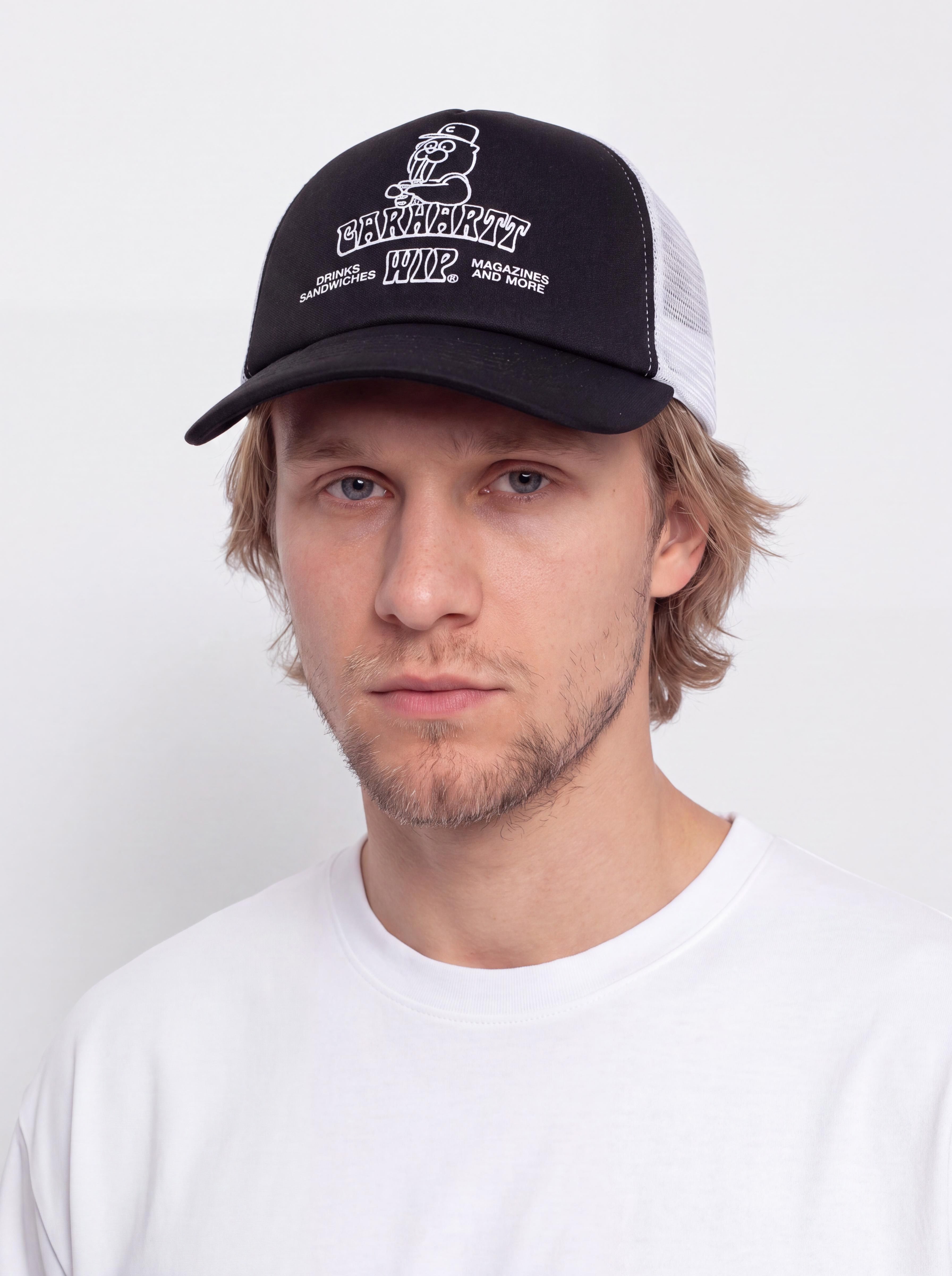 Кепка Carhartt WIP Sandwich Trucker (black)