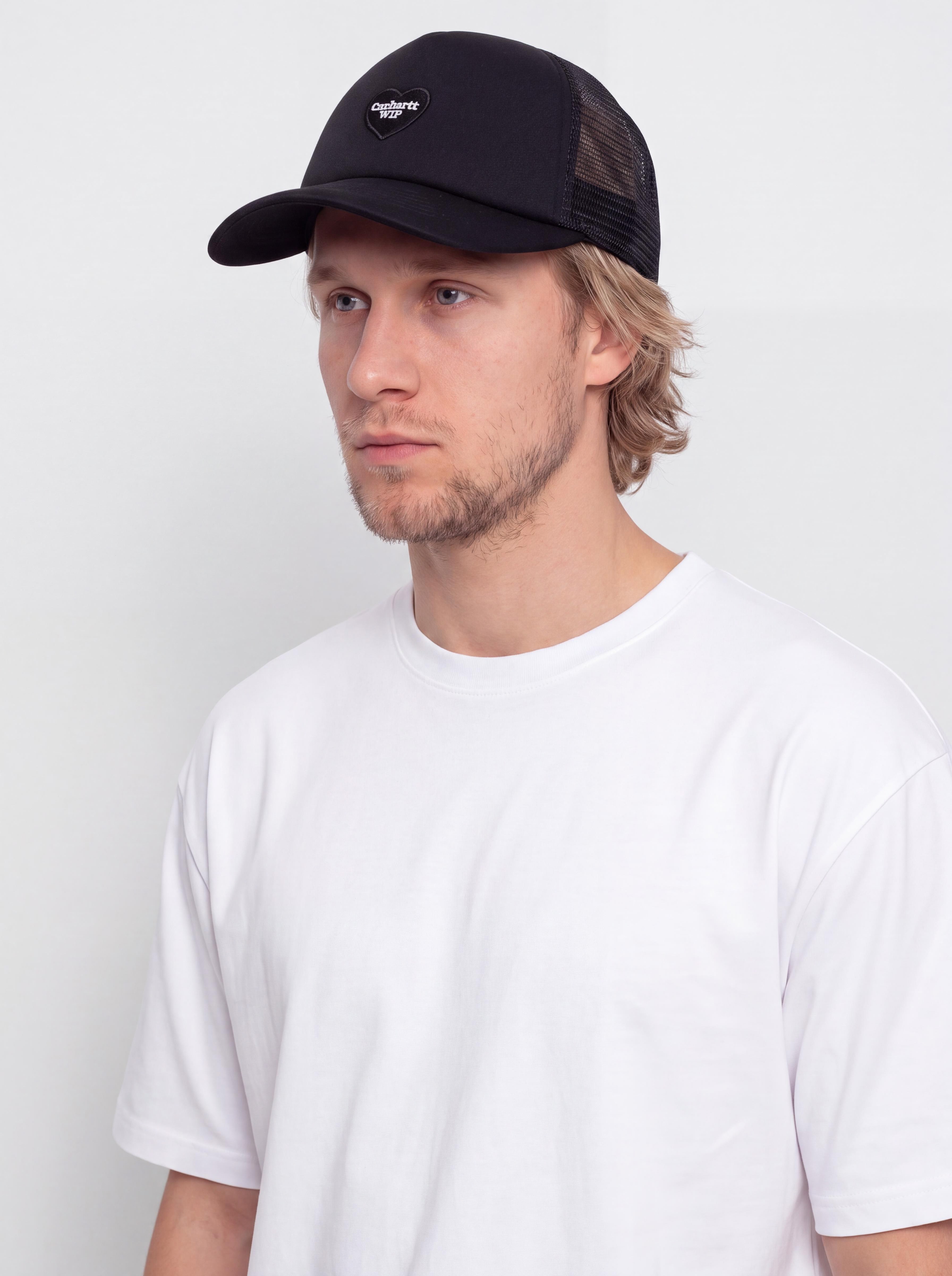 Кепка Carhartt WIP Heart Patch Trucker (black)