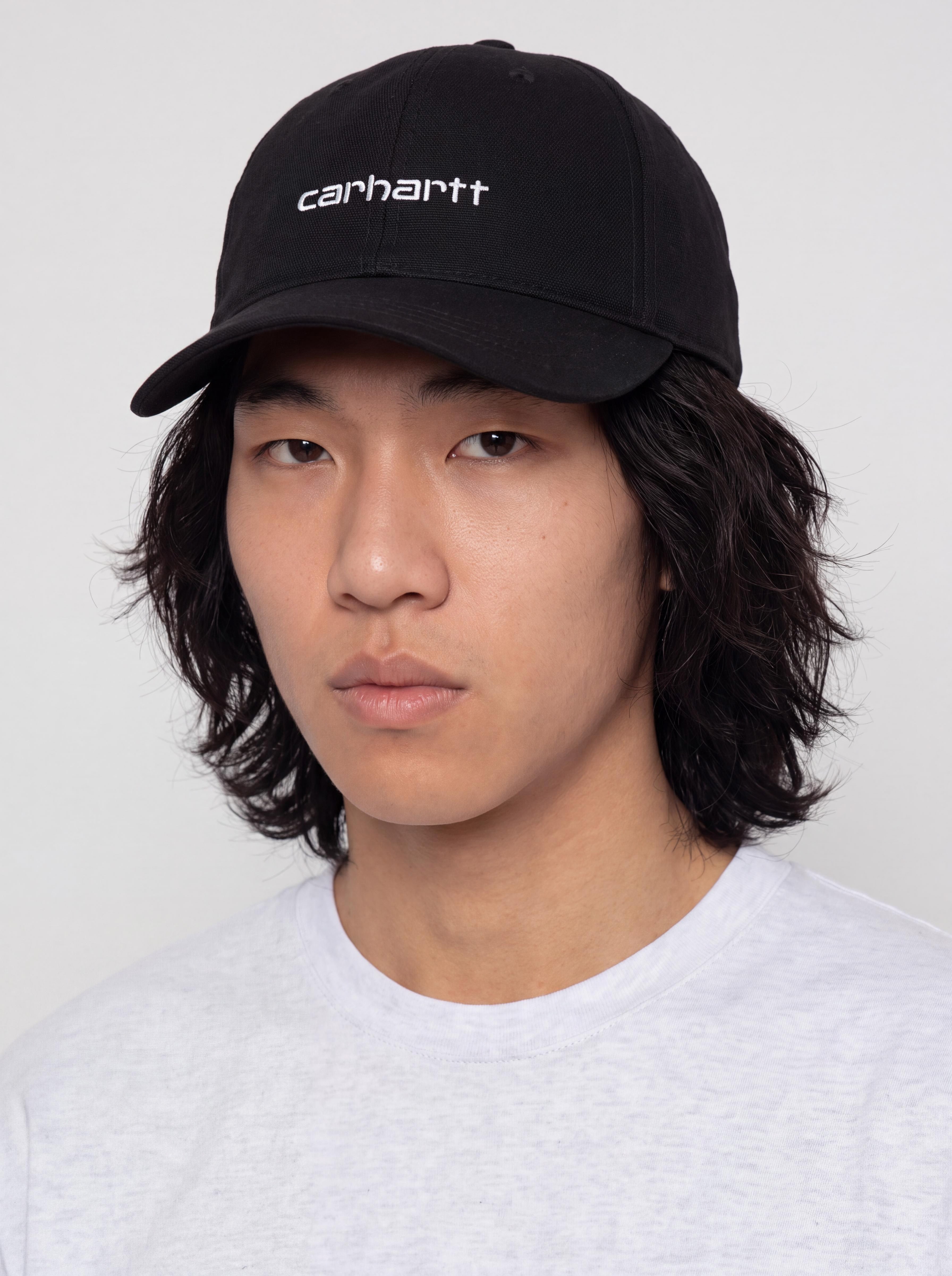Кепка Carhartt WIP Canvas Script (black/white)