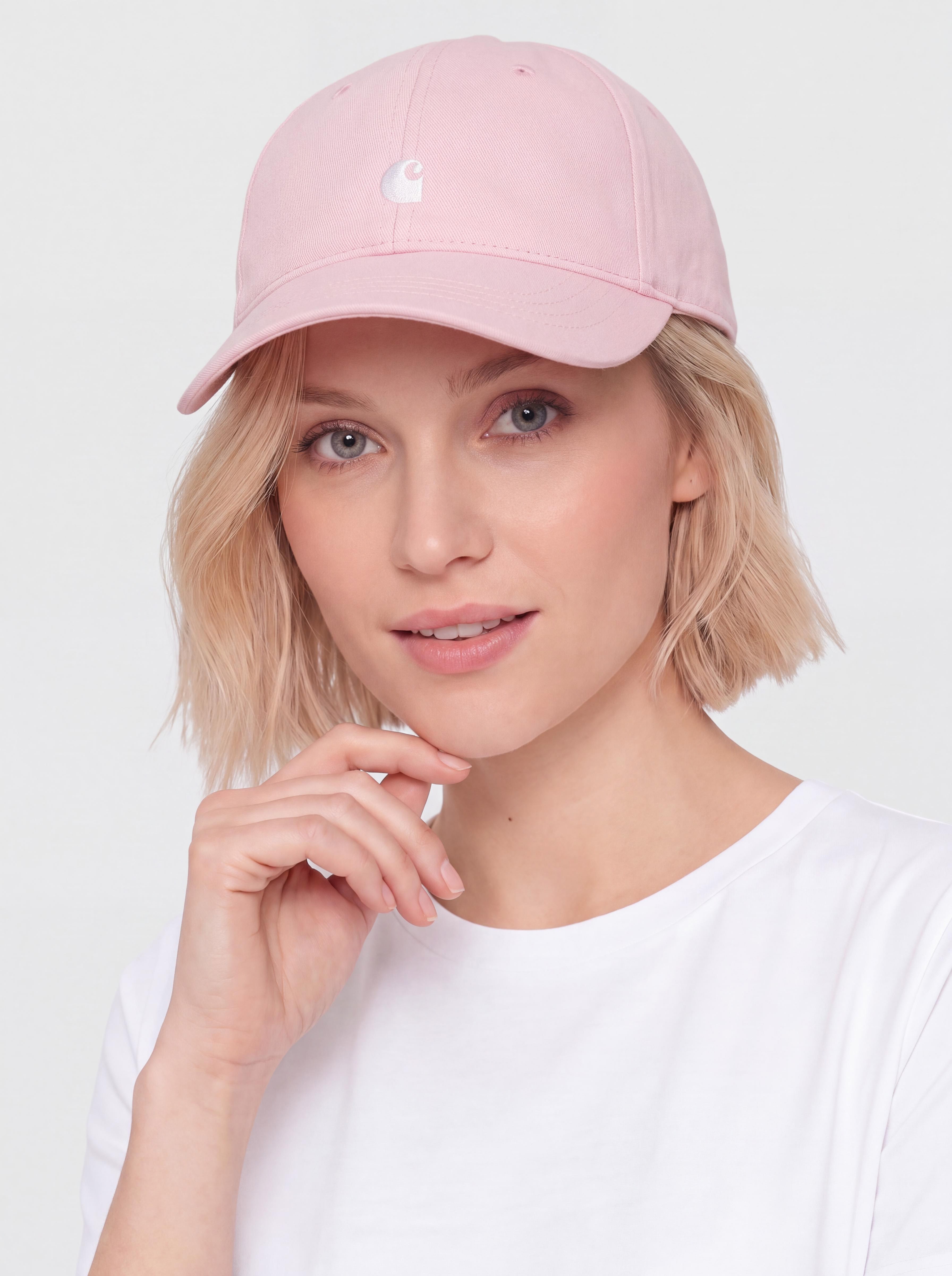 Кепка Carhartt WIP Madison Logo Wmn (air pink/white)