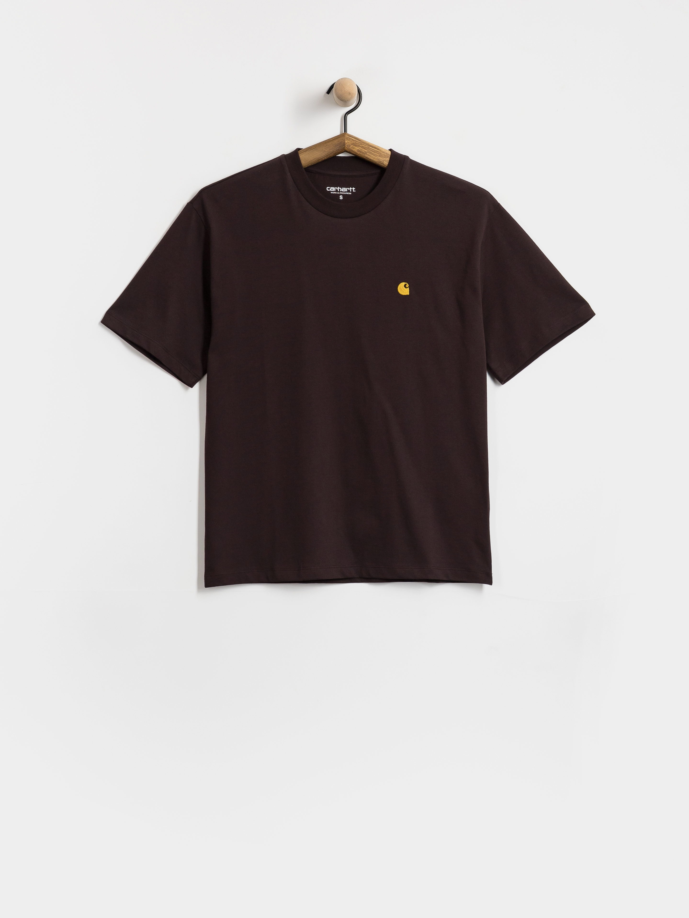 Футболка Carhartt WIP Chase Wmn (palisander/gold)