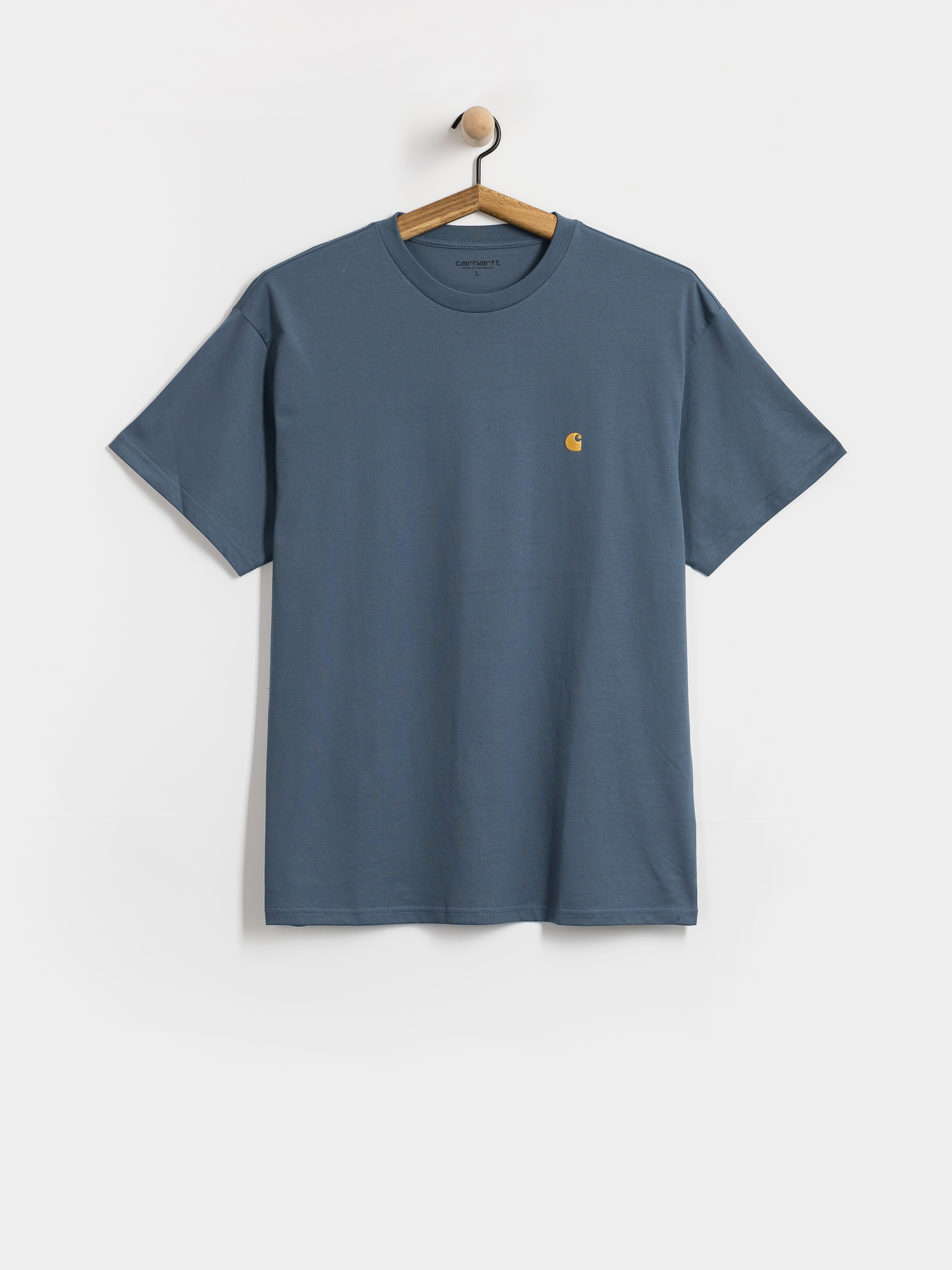 Футболка Carhartt WIP Chase (icesheet/gold)