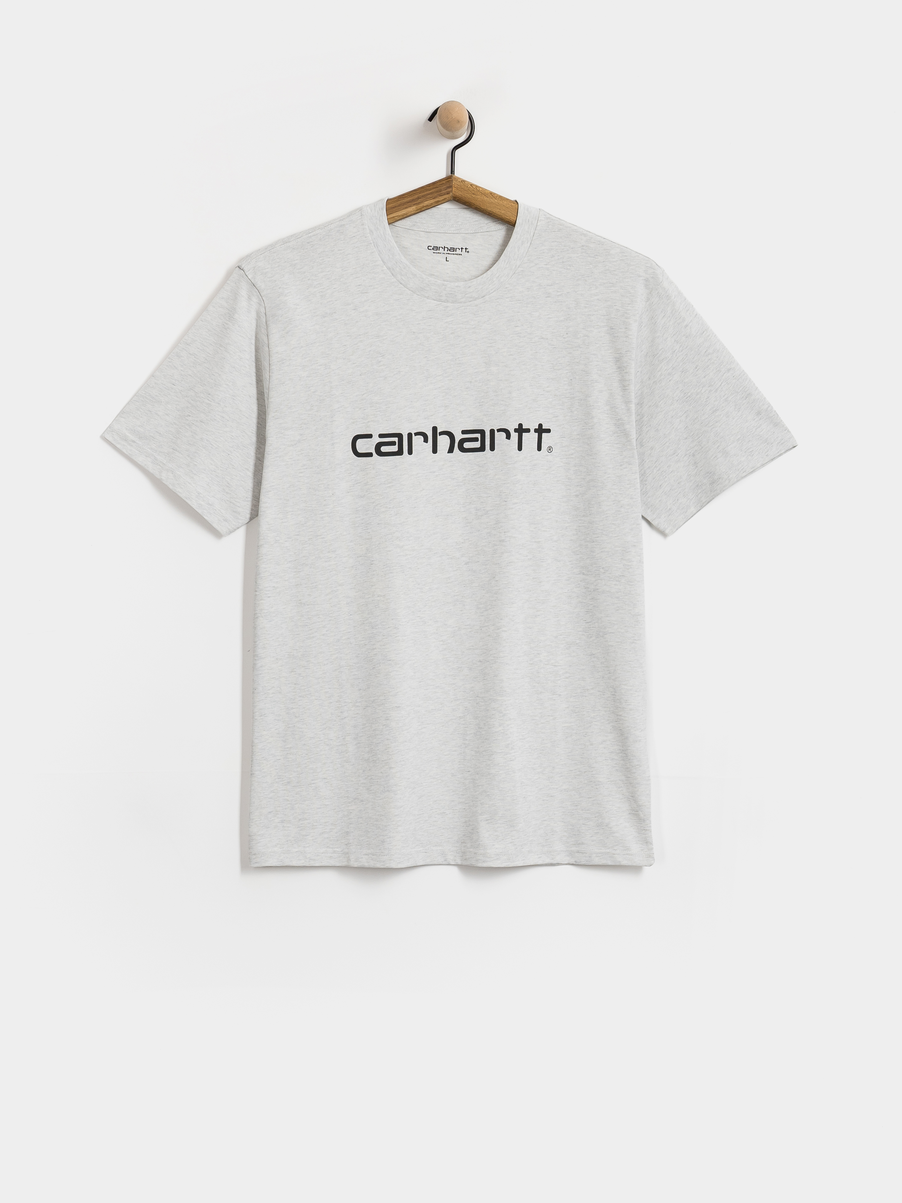 Футболка Carhartt WIP Script (ash heather/graphite)