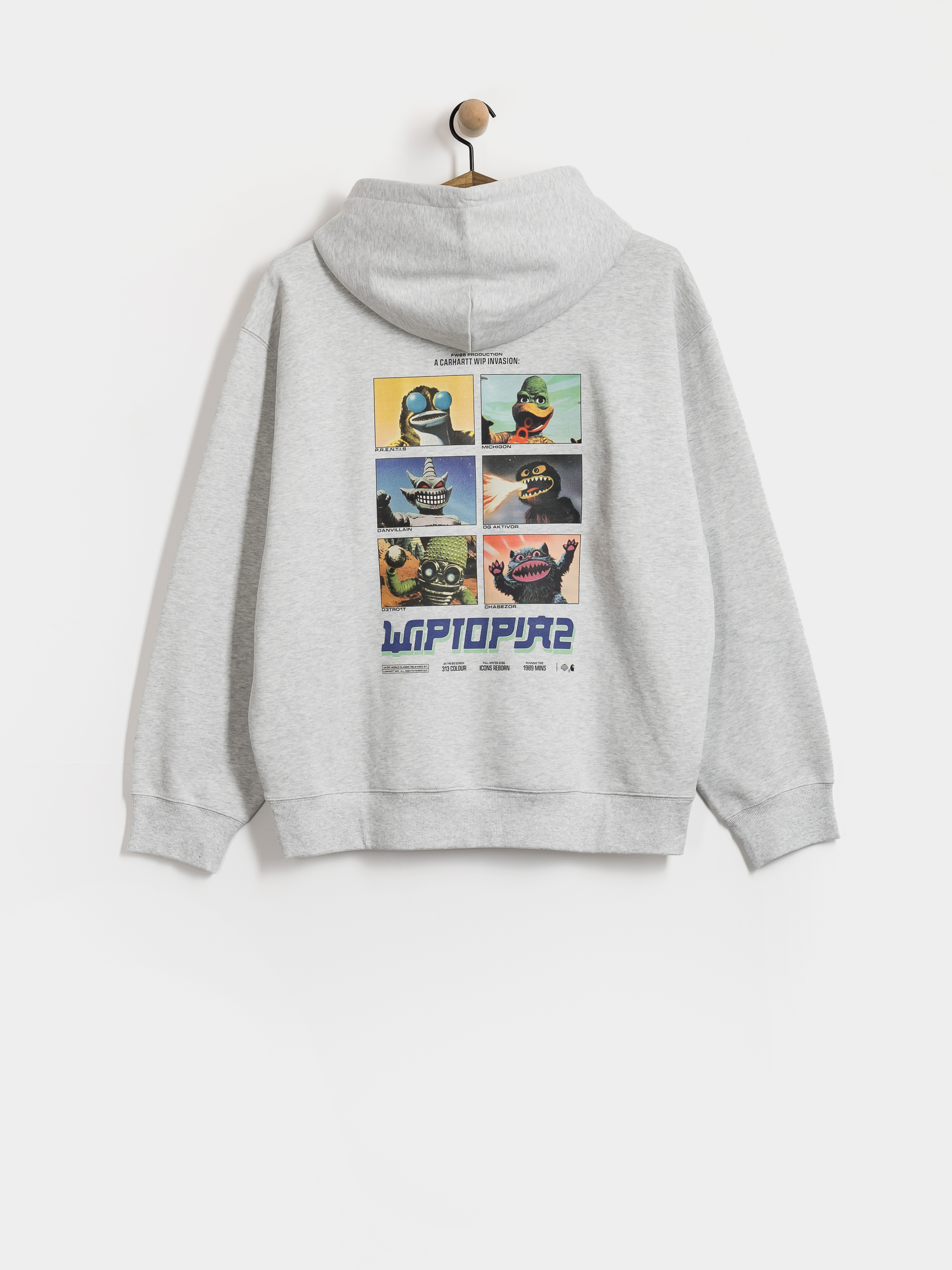 Худі Carhartt WIP Wiptopia II HD (ash heather)