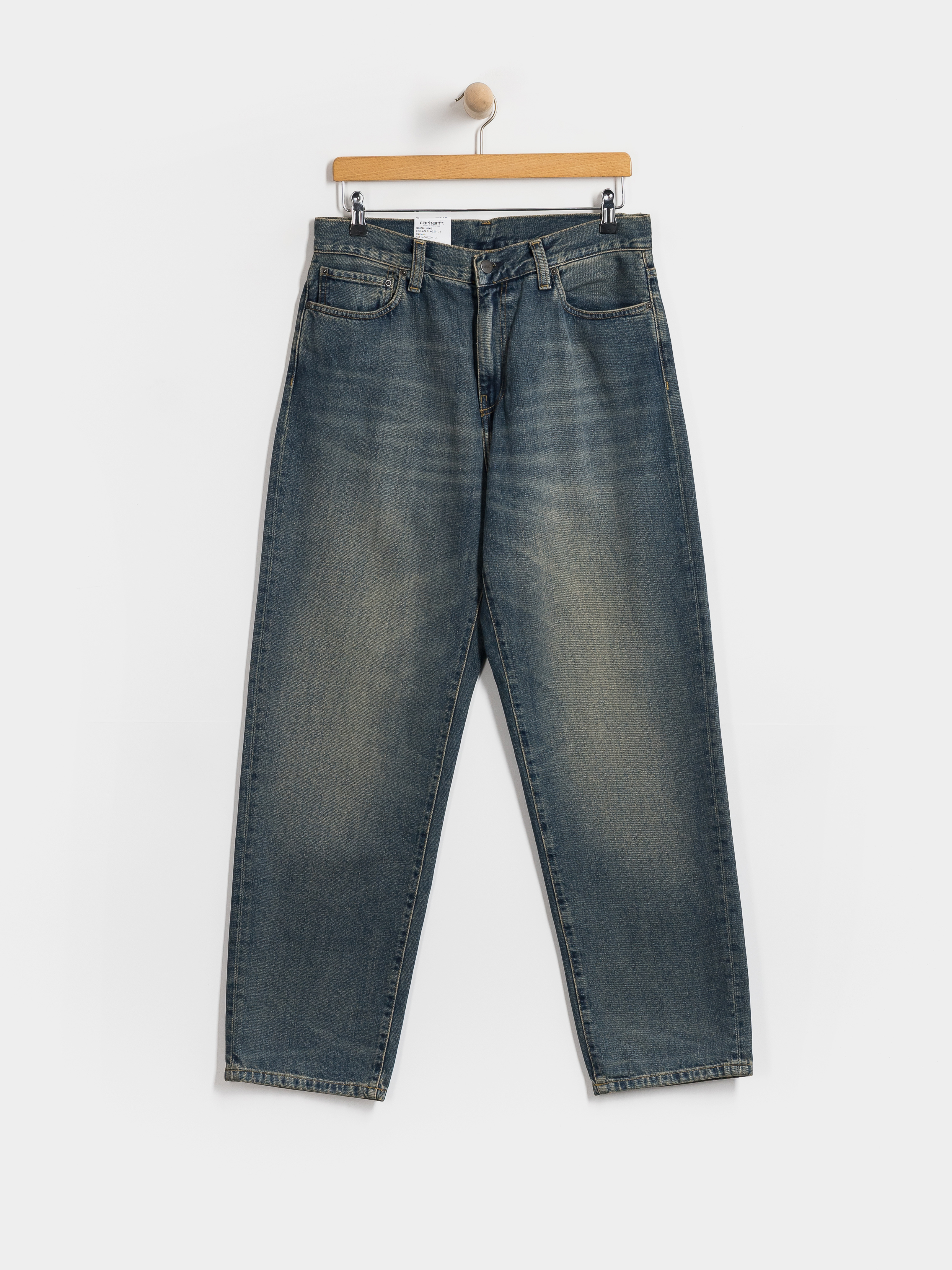 Штани Carhartt WIP Aaron (blue/worn used wash)