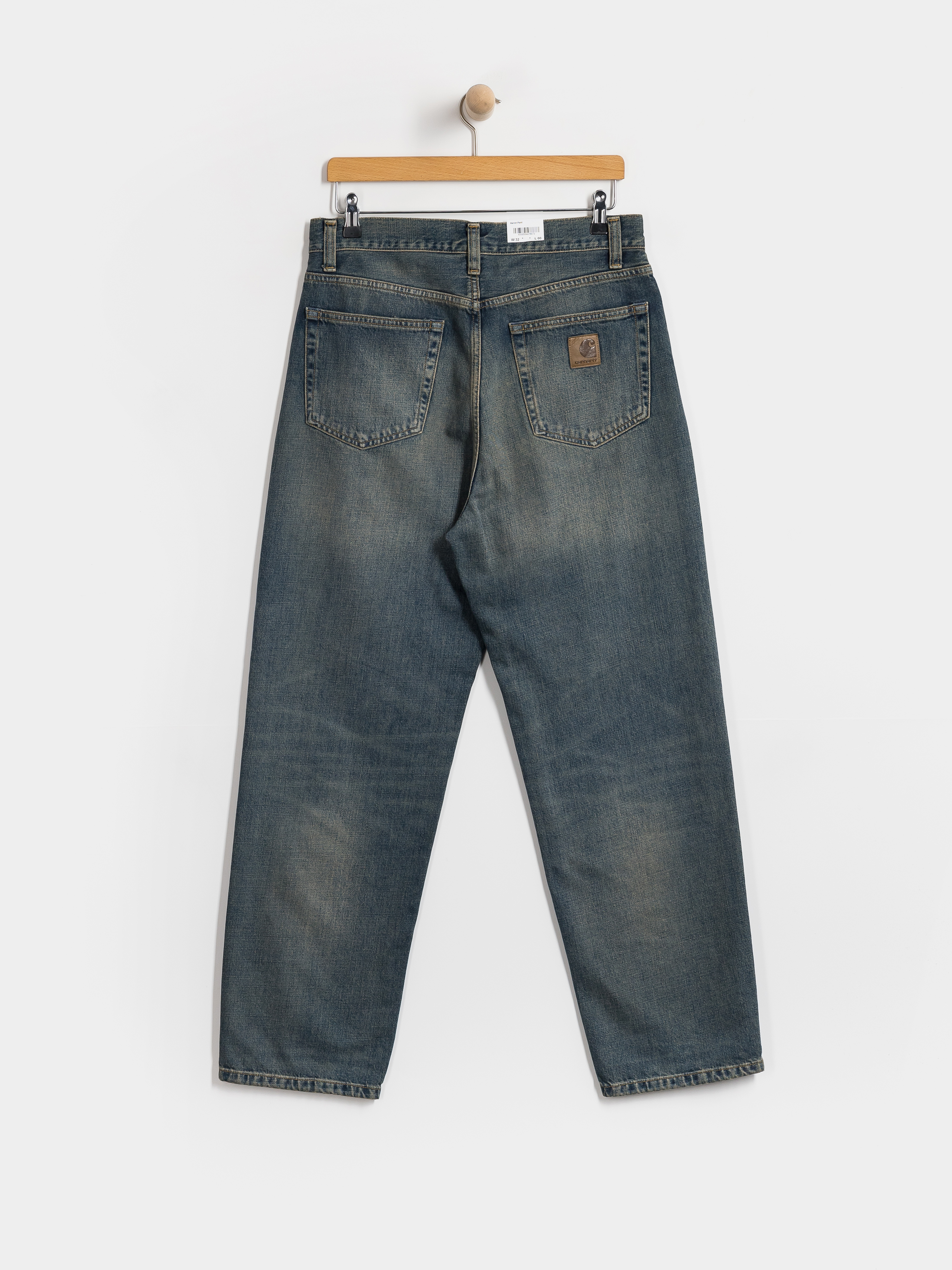 Штани Carhartt WIP Aaron (blue/worn used wash)