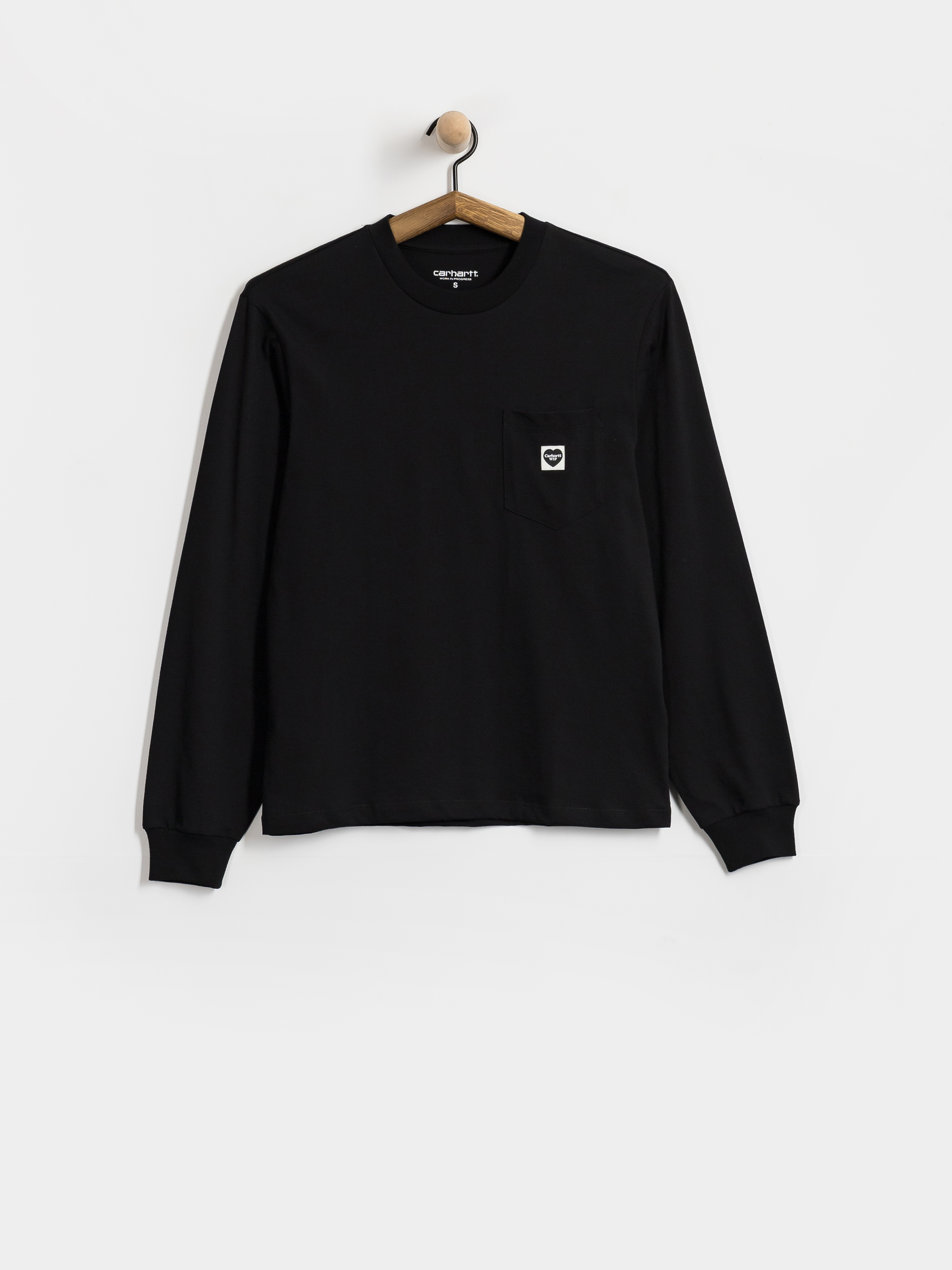 Лонгслів Carhartt WIP Pocket Small Heart Wmn (black/black)
